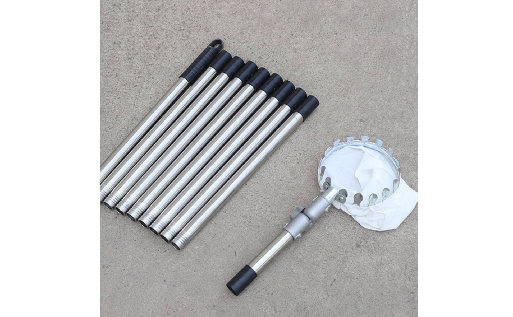 Fruit Picker with Net Bag Adjustable Telescopic Fruit Picker High Reach for Farm