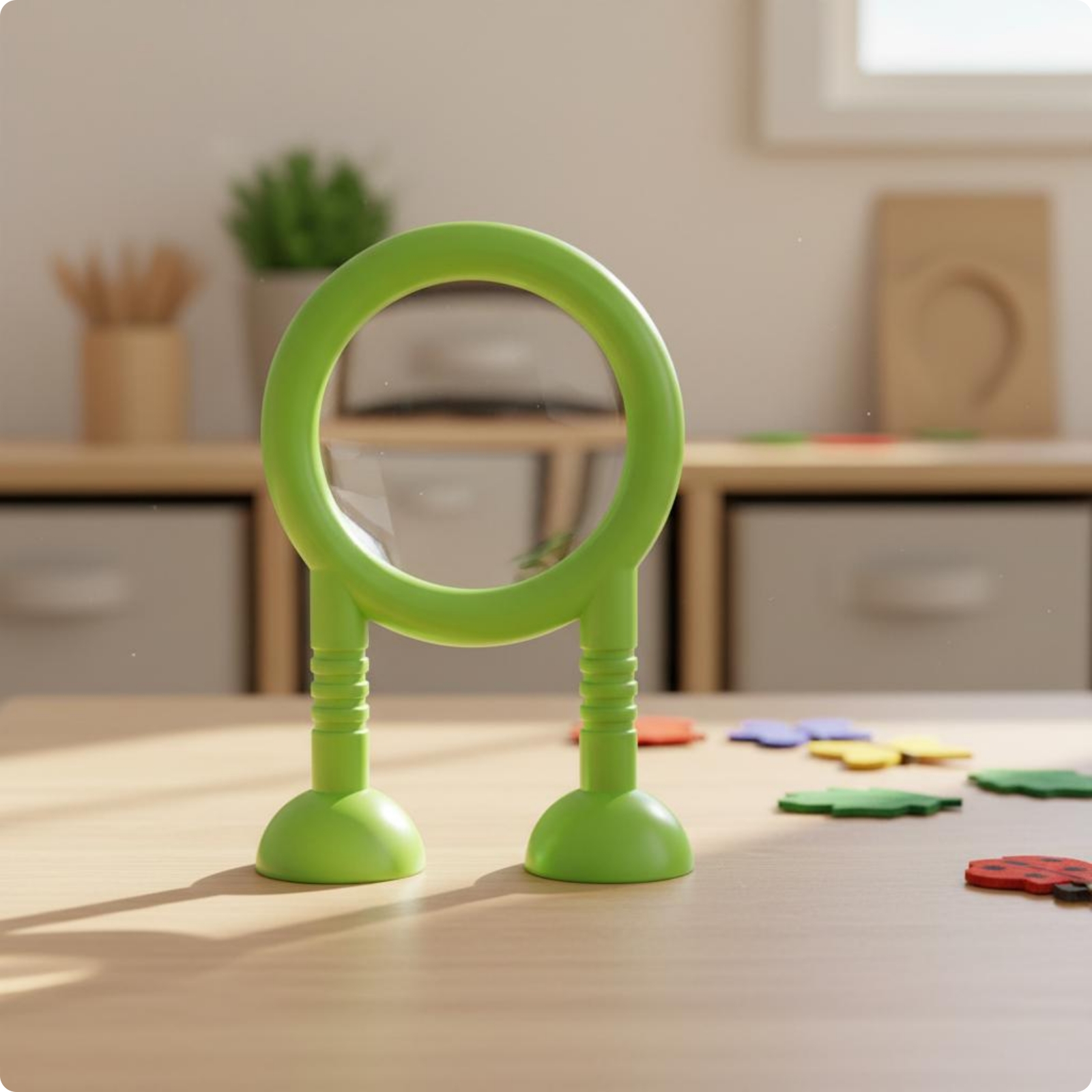 Classroom Teaching Aid Plastic School Item Rounded Feet