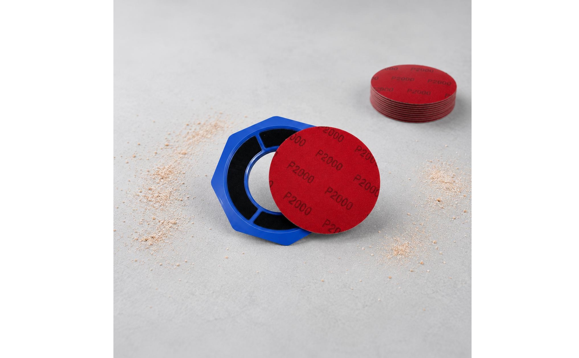 Portadisco Ottagonale Presa Interna Segmentata Supporto Pad Abrasivo