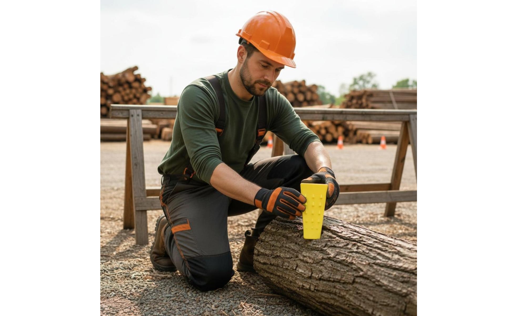Plastic Tree Insert Ridged Design Wood Felling Insert Anti-Slip Teeth
