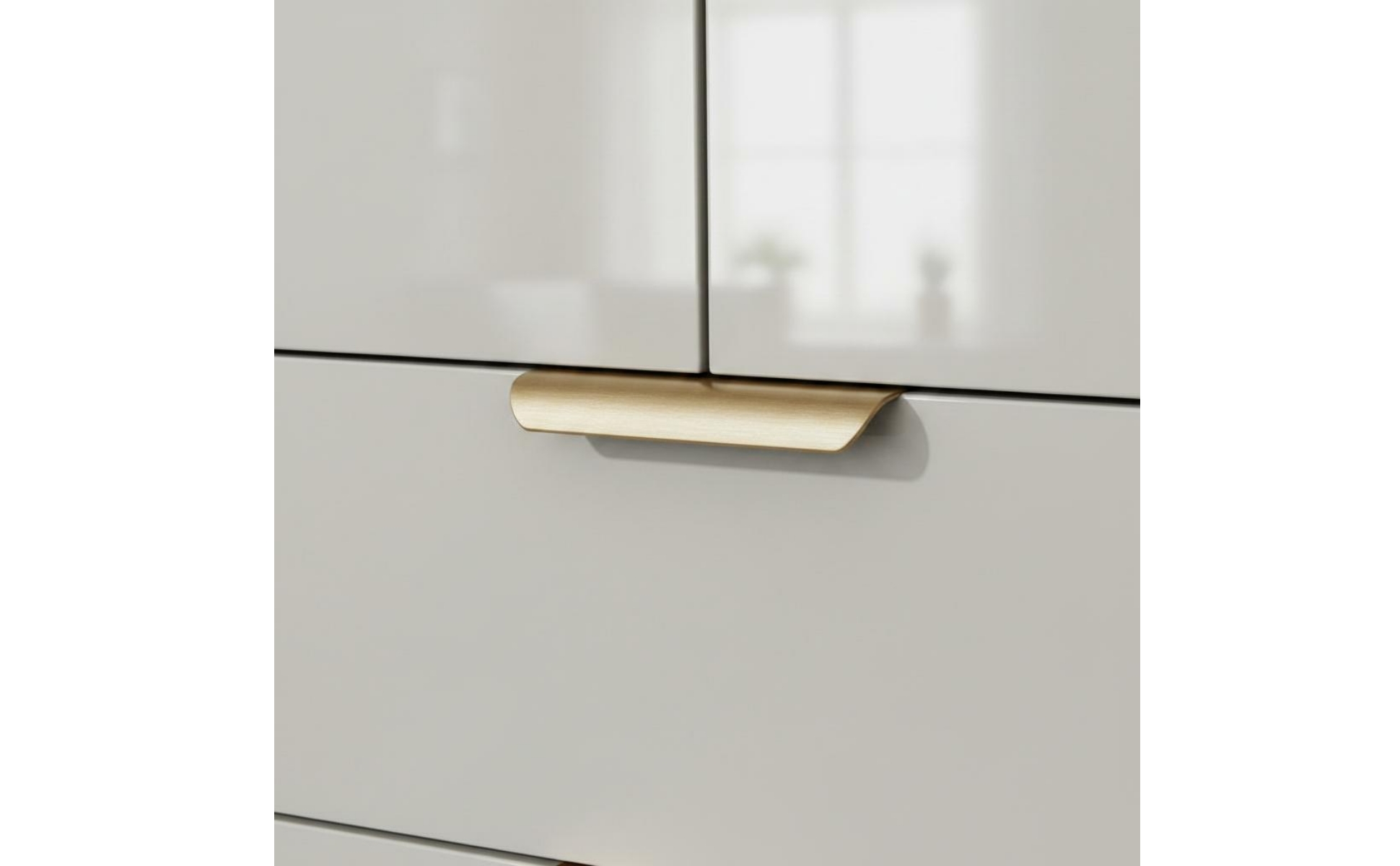 Modern Chest of Drawers No Assembly Wooden Dresser Solid Wooden Side Cabinet for Bedroom