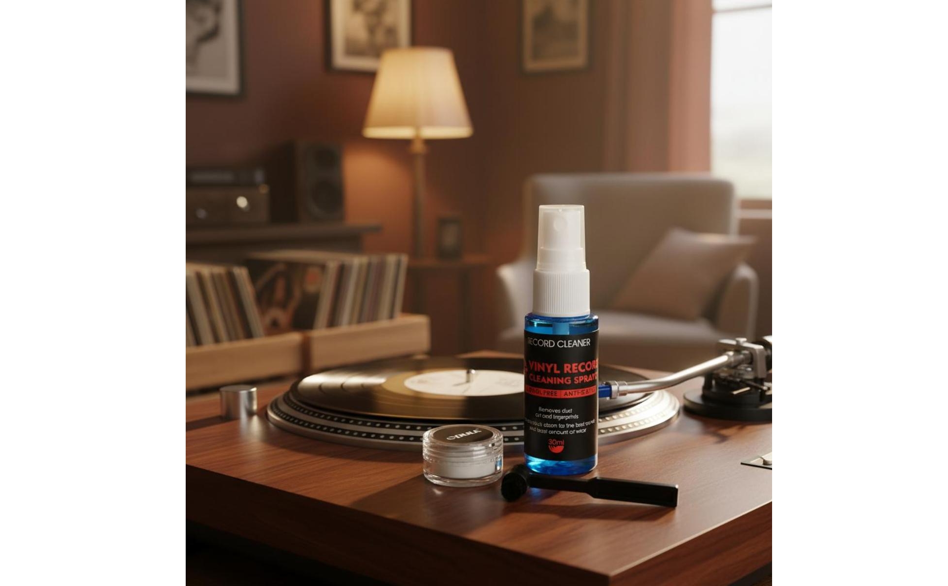 Vinyl Vinyl Cleaning Kit Carbon Fiber Brush Turntable Cleaning Kit