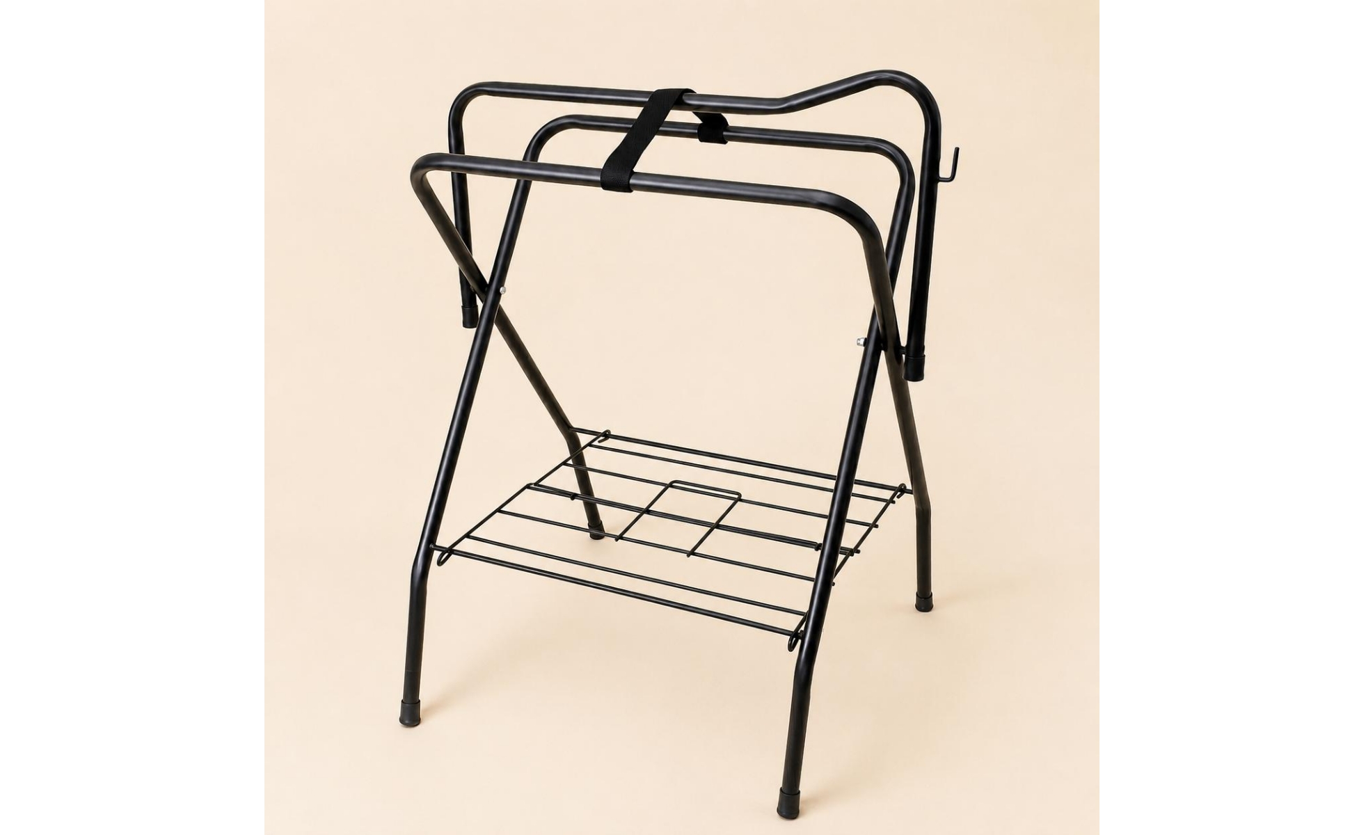 Folding Saddle Rack Foldable Folding Saddle Stand Thickened for Equestrians