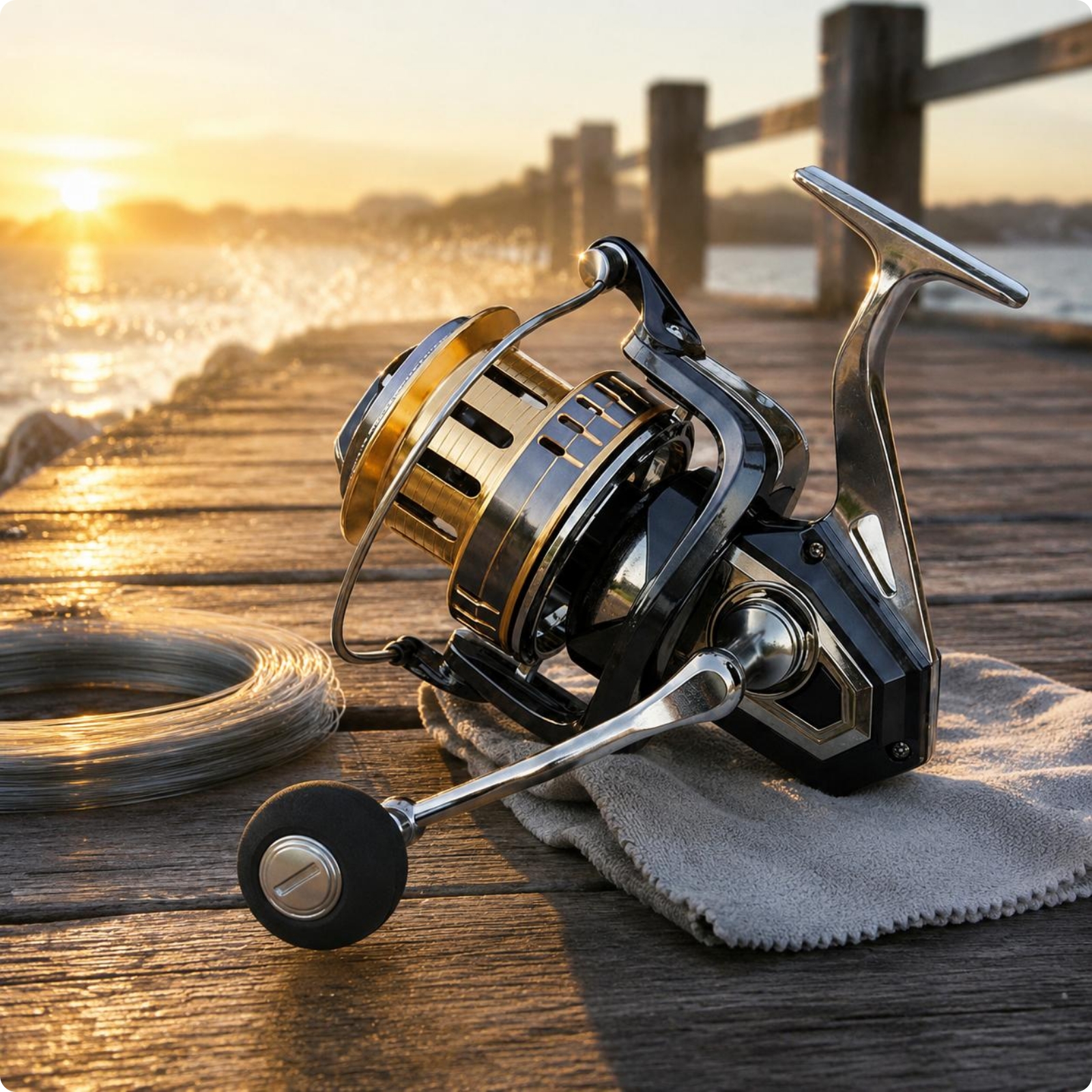 Metal Rotating Reel Strong Drag Power Angling Gear Stainless Steel Gears