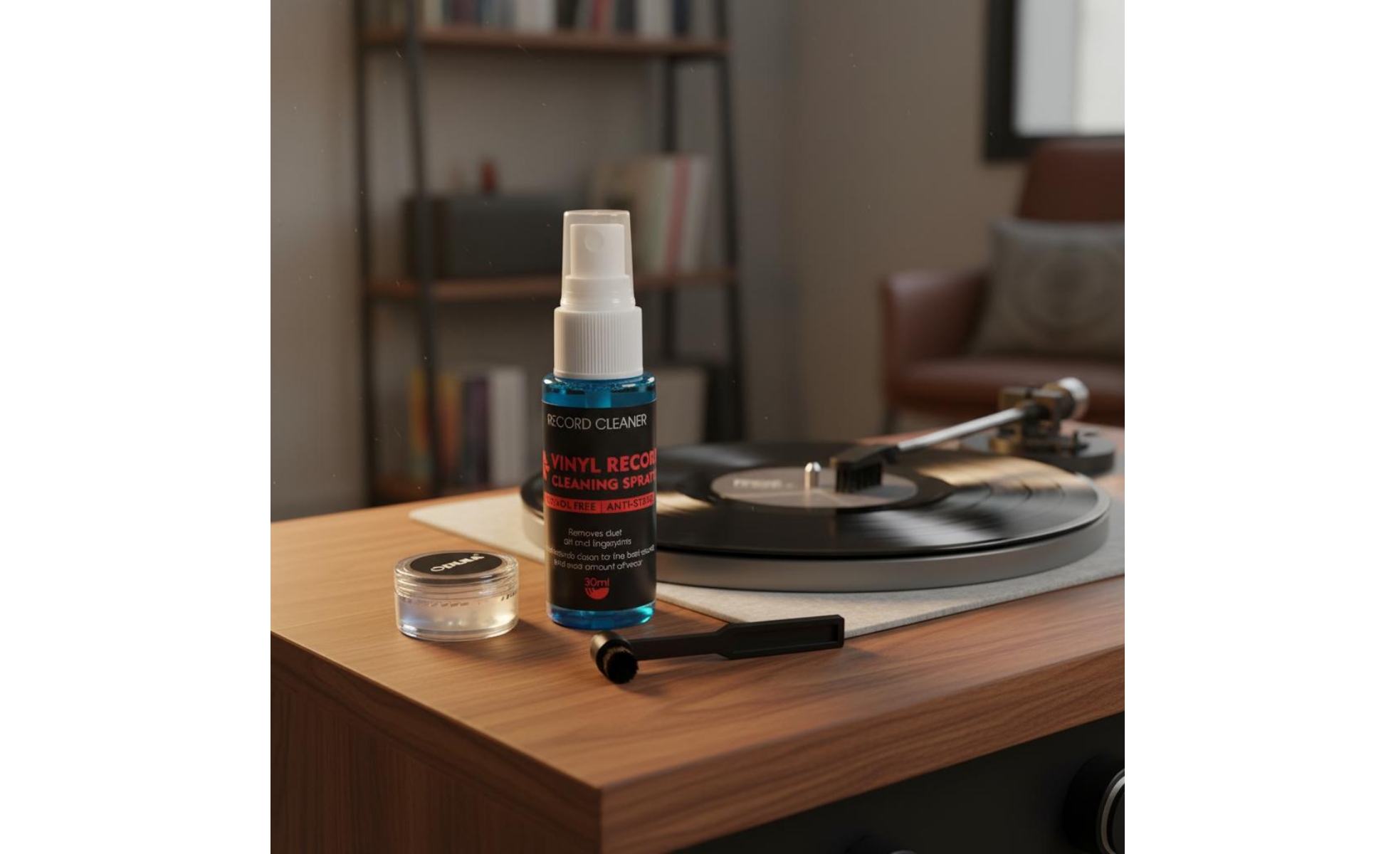 Vinyl Vinyl Cleaning Kit Carbon Fiber Brush Turntable Cleaning Kit