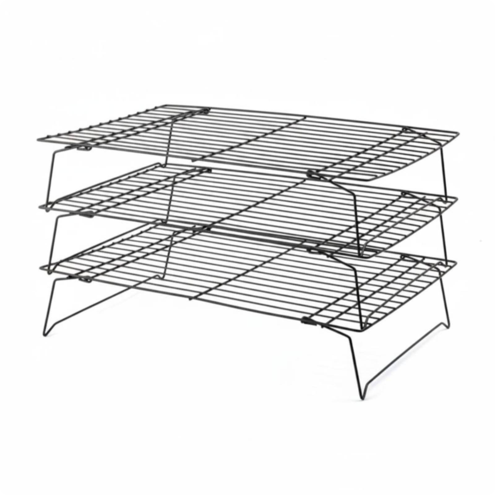 Wire Cooling Rack Angled Legs Tiered Cooling Rack ventilatedGrid