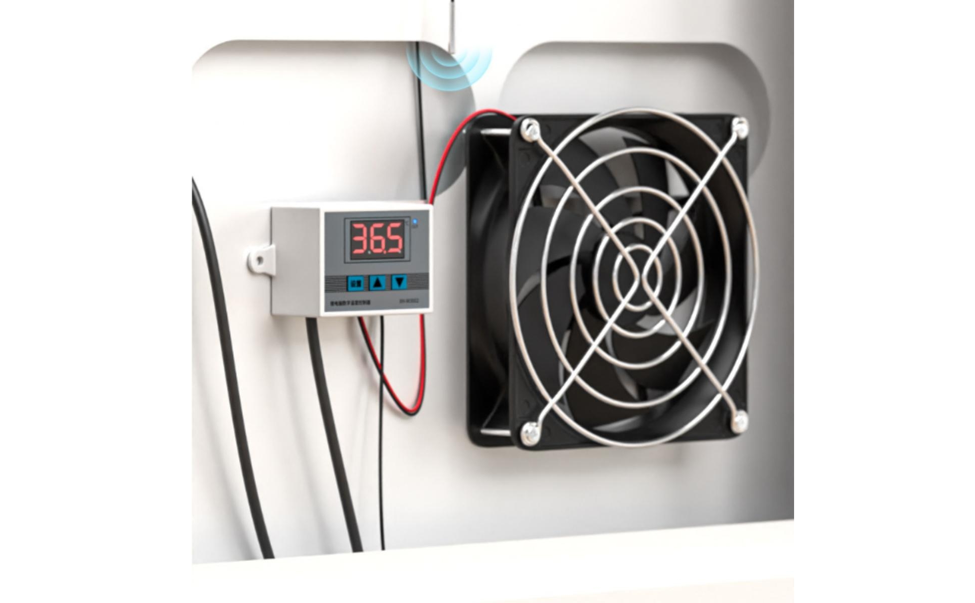 Temperaturgesteuerter Lüfter Temperatursteuerung Lüfter mit Thermostat