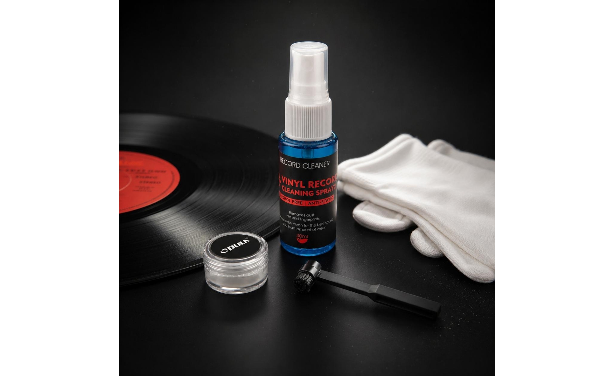 Vinyl Vinyl Cleaning Kit Carbon Fiber Brush Turntable Cleaning Kit