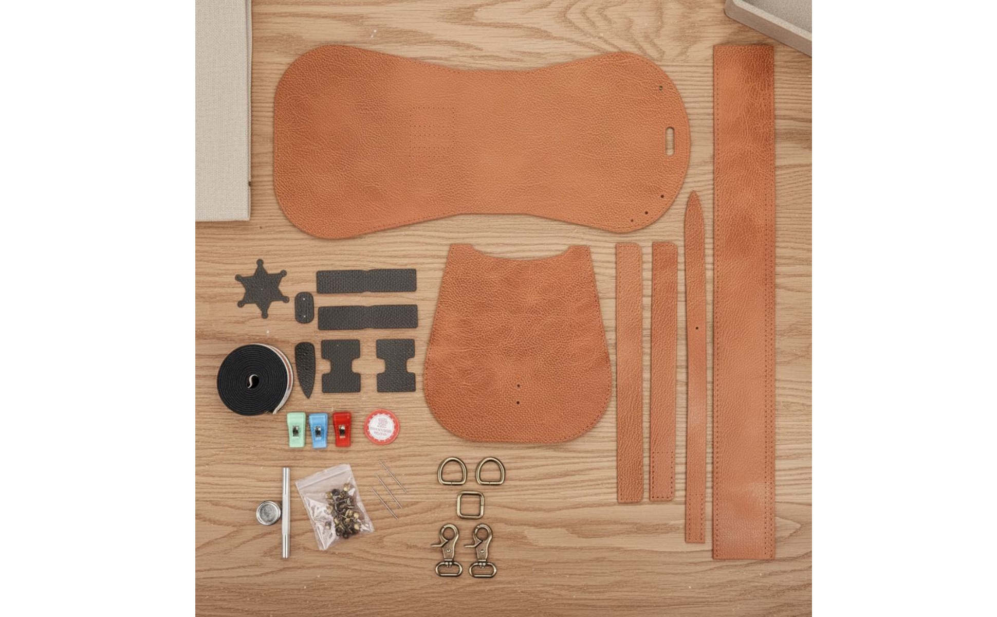 Riveted Crossbody Bag Set Handmade Edgy Aesthetic Shoulder Bag Kit