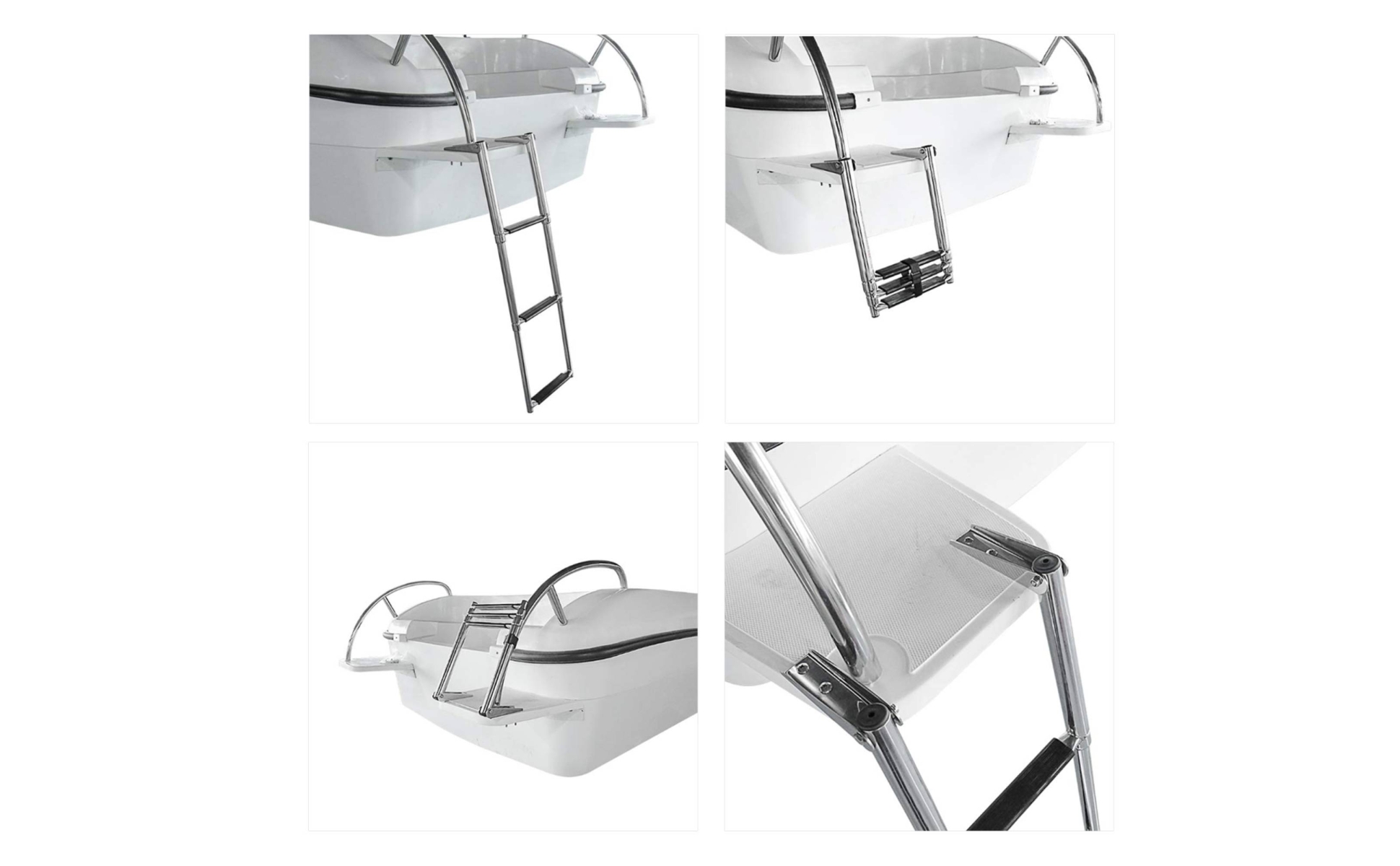 Telescoping Folding Boat Ladder Telescopic Telescoping Deck Ladder Foldable