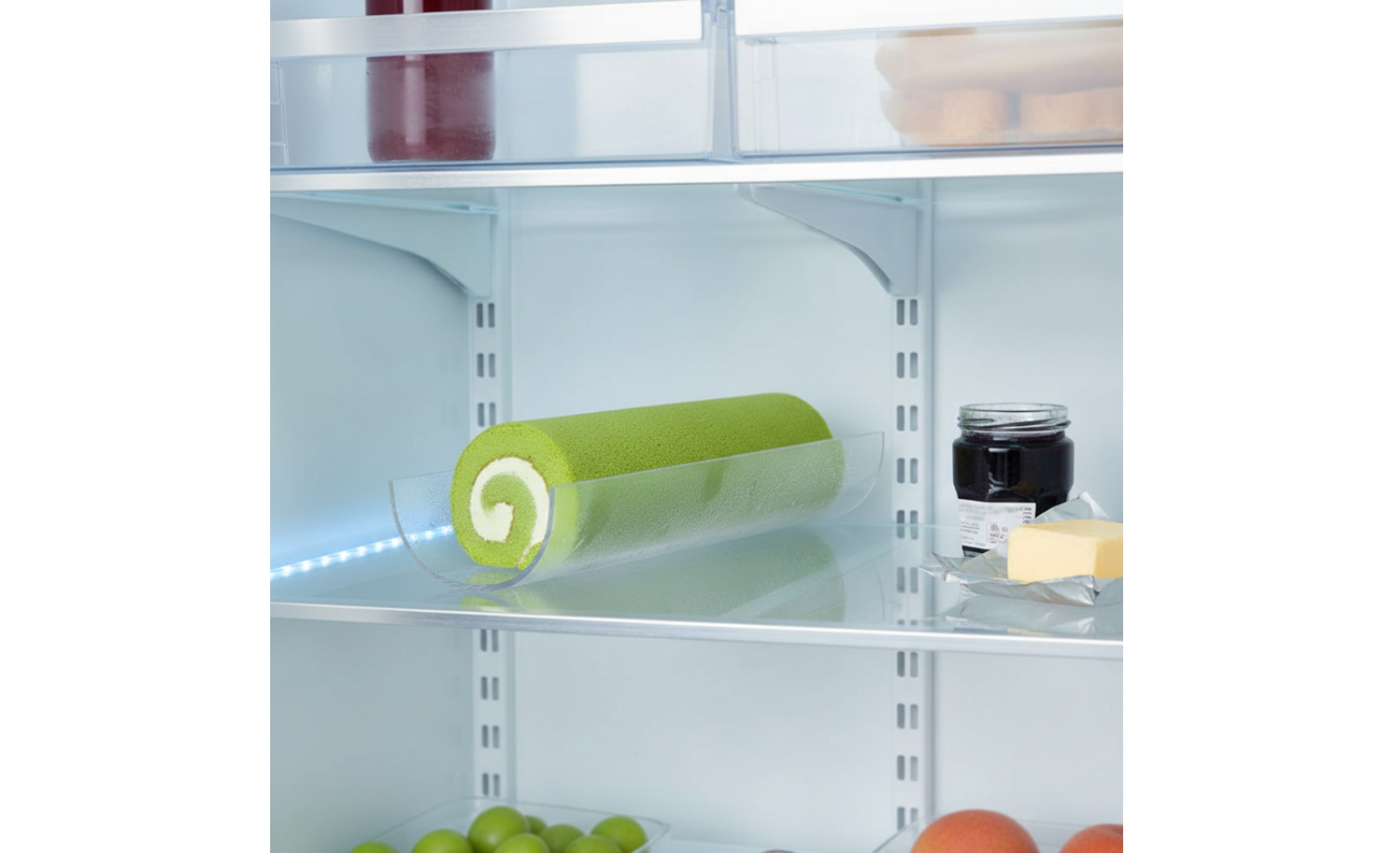 Acrylic Rolled Roll Tube Refrigerator Safe Transparent Cake Roll Tube Reusable