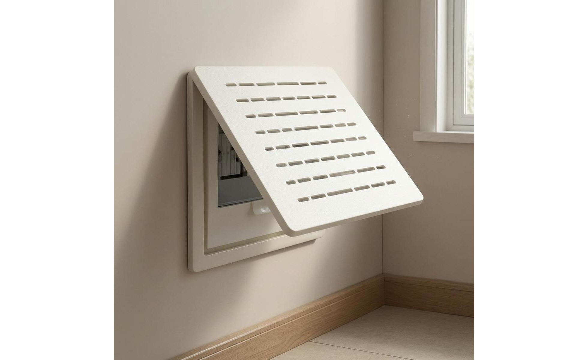 Meter Box Decorative Cover Hinged Flap Electric Meter Box Cover Slanted Front