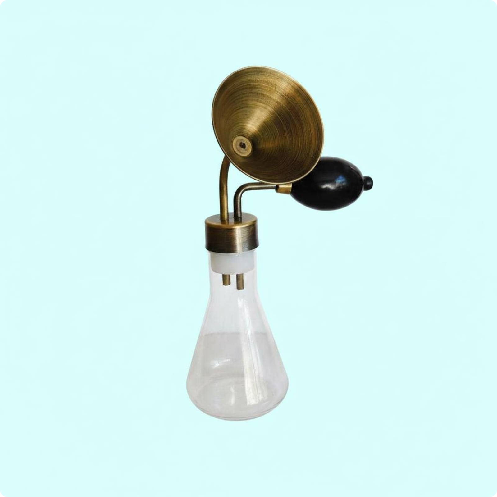 Funnel Fragrance Bottle Sturdy Glass Scent Bottle Multi-Use for Cafe