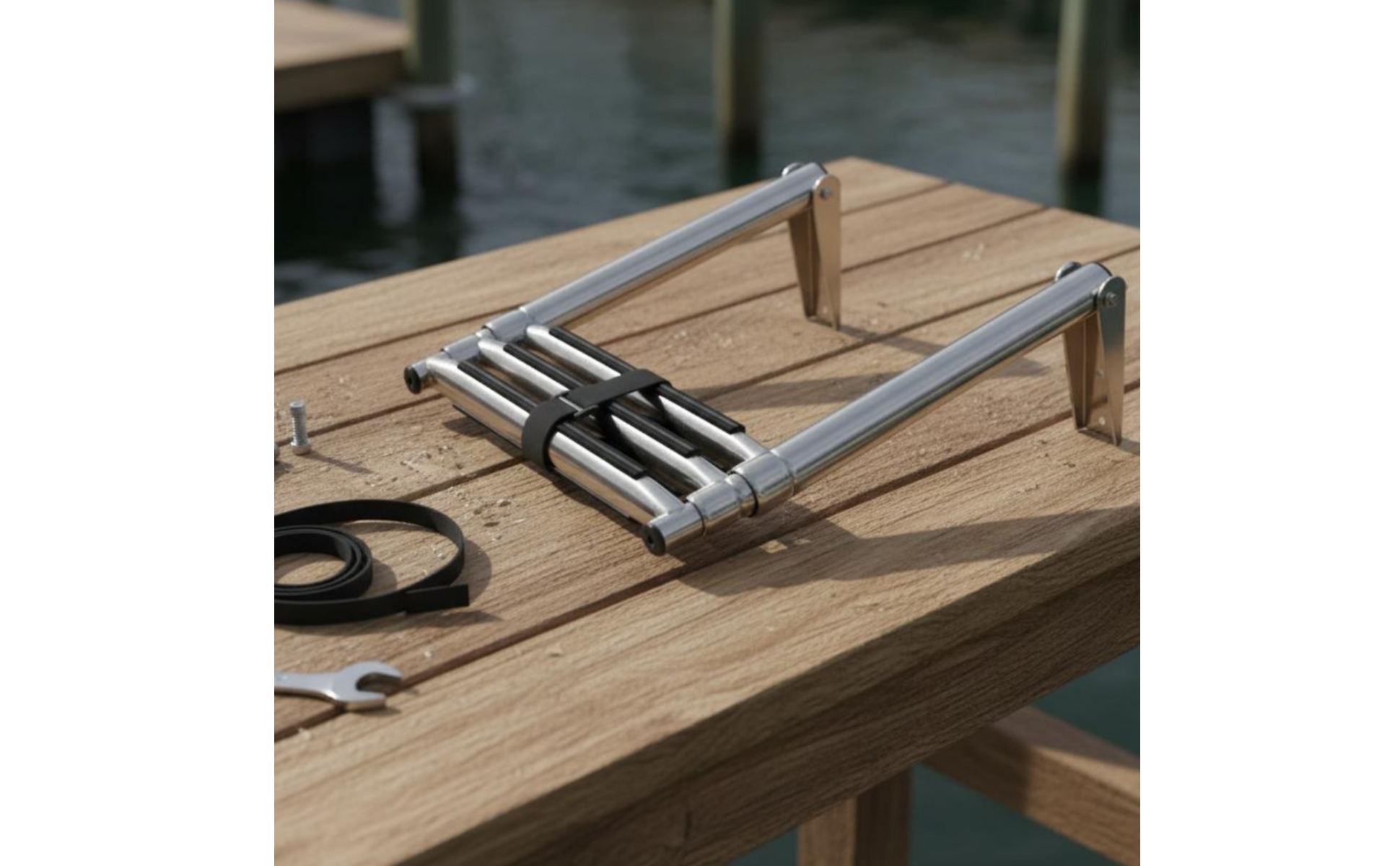 Telescoping Folding Boat Ladder Telescopic Telescoping Deck Ladder Foldable