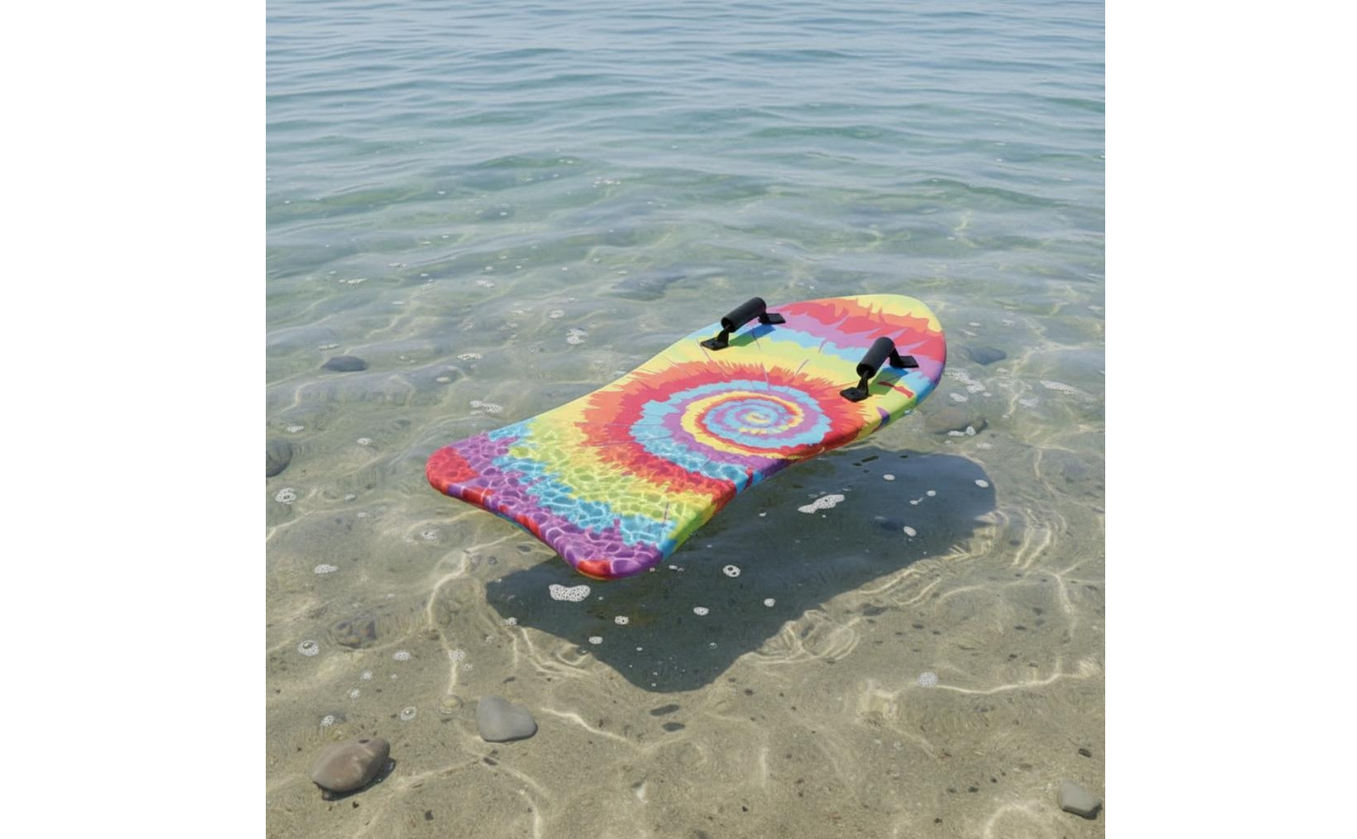 EPS Core Bodyboard Buoyant Body Board Lightweight for Surfing, Beach, Kids