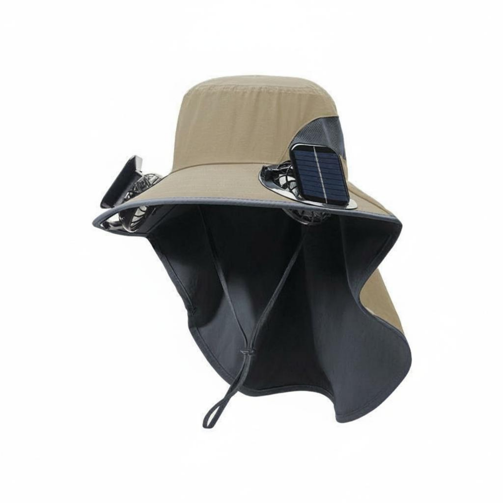 Breathable Solar Fan Hat UPF 50+ Outdoor Gear 3 Speed for Men
