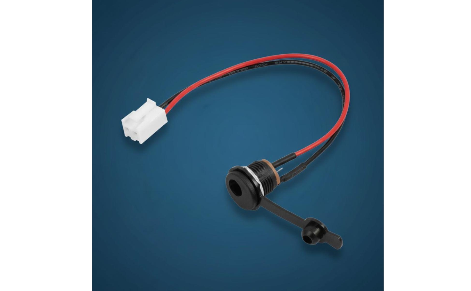 Scooter Bike Charger Port Copper Contact Round DC Charging Port Easy to Install