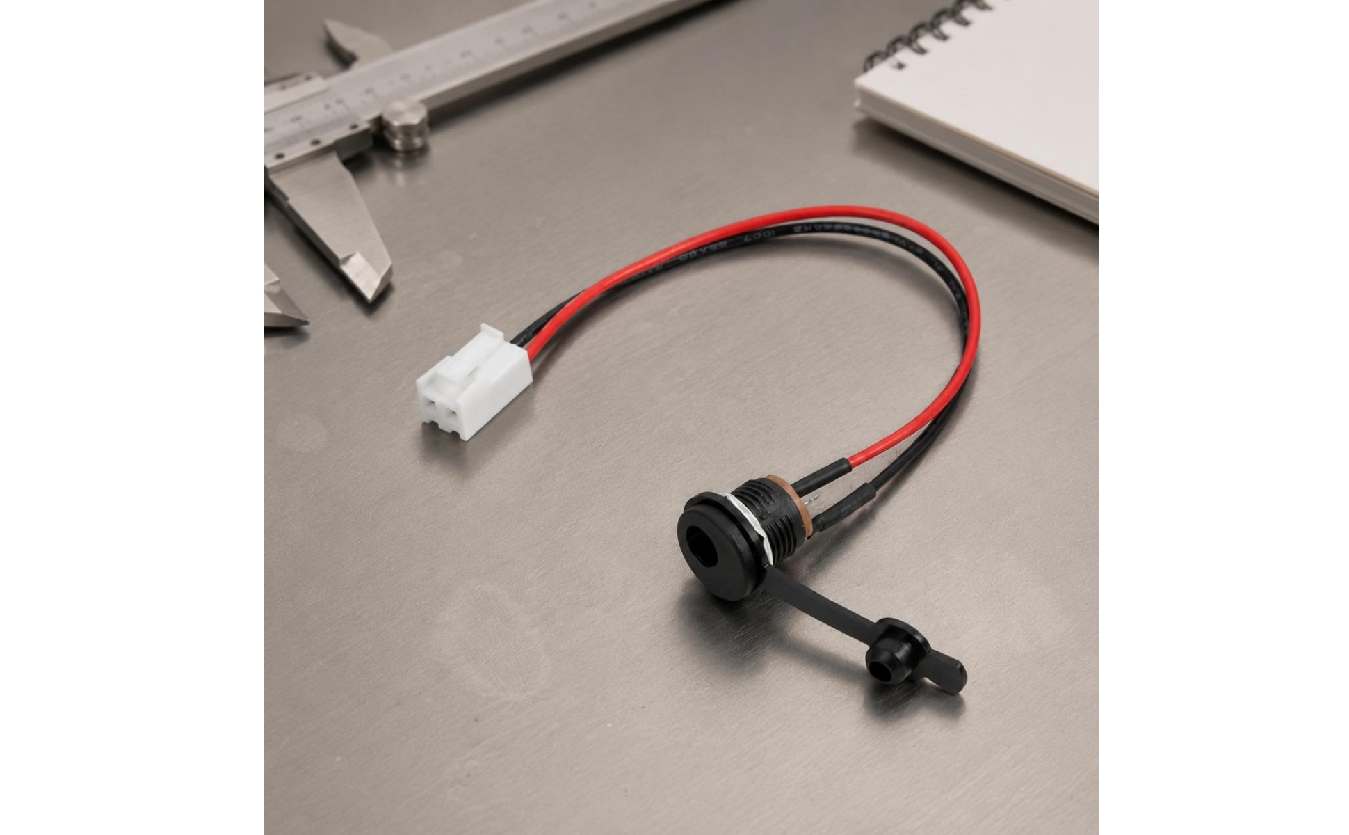 Scooter Bike Charger Port Copper Contact Round DC Charging Port Easy to Install