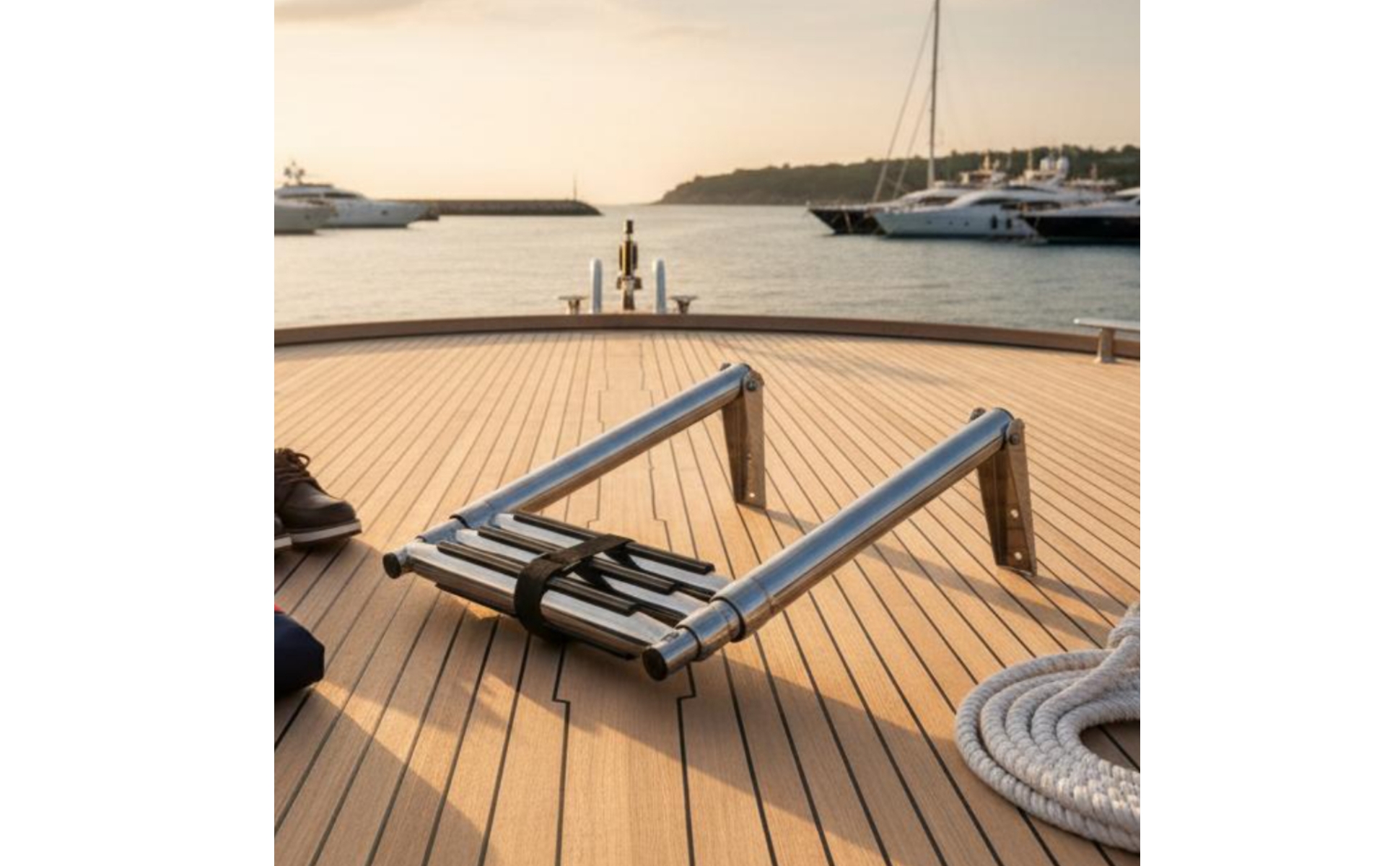 Telescoping Folding Boat Ladder Telescopic Telescoping Deck Ladder Foldable
