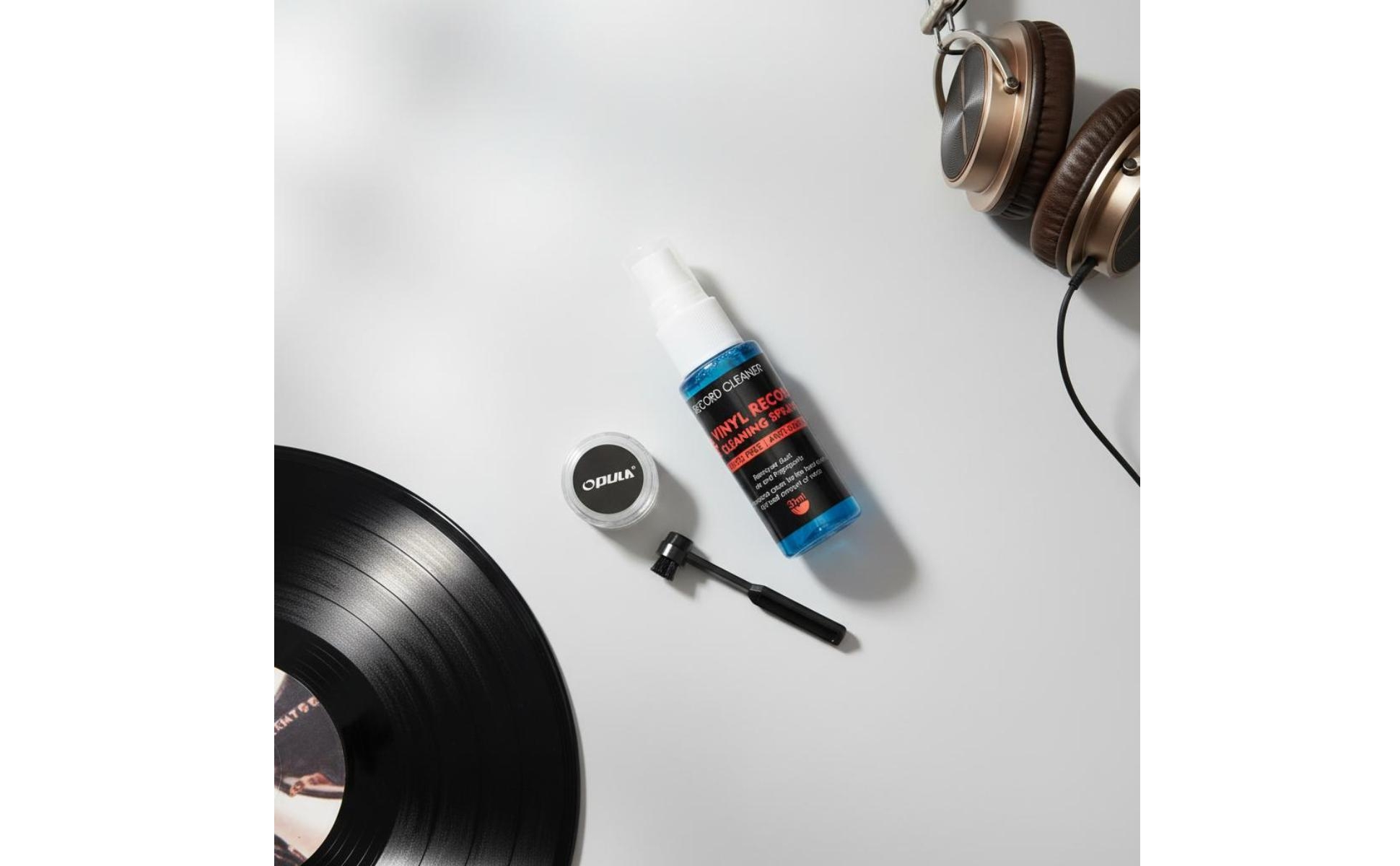 Vinyl Vinyl Cleaning Kit Carbon Fiber Brush Turntable Cleaning Kit