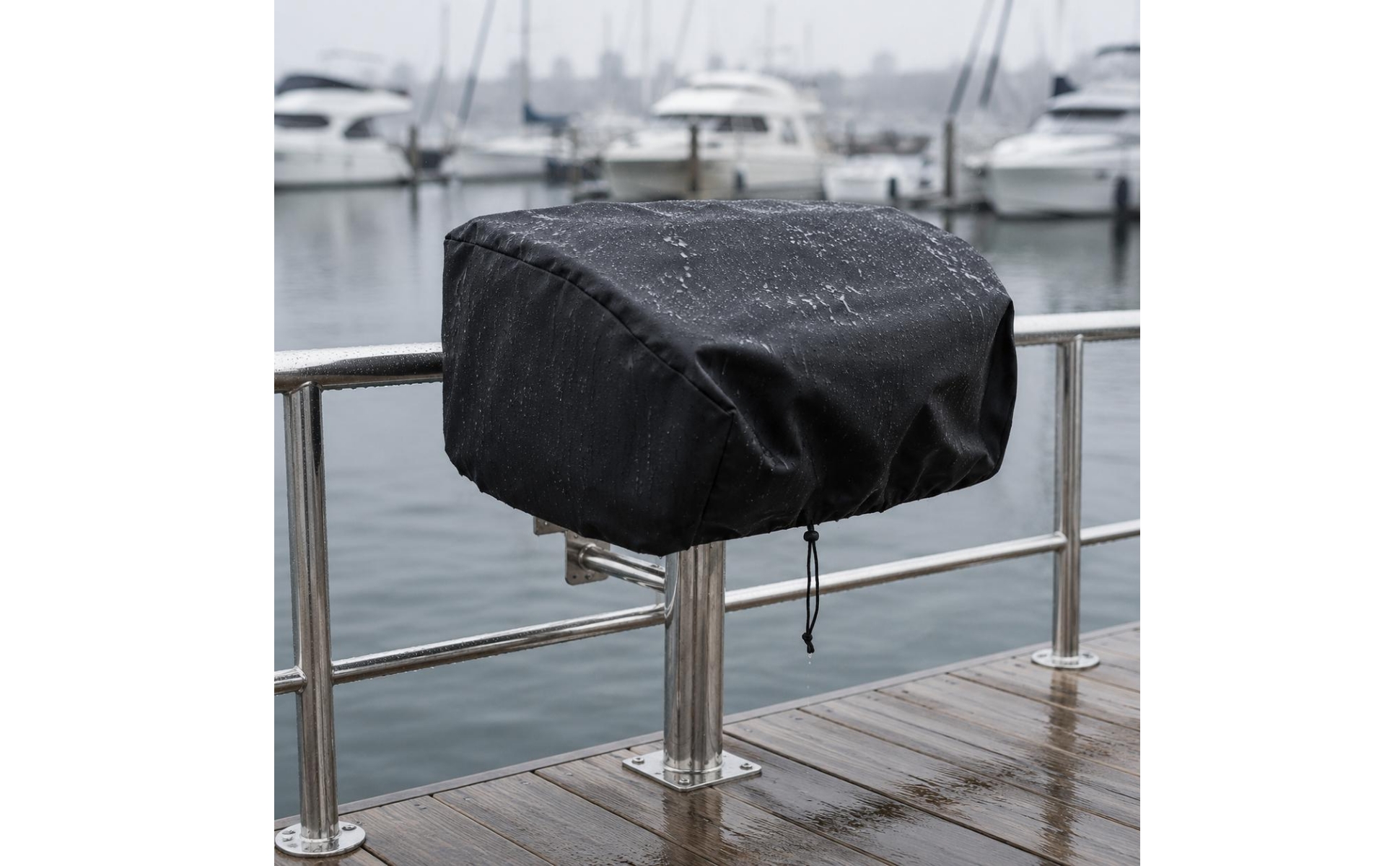 Marine Grill Cover Winter Precipitation Resistant Boat Grill Cover Waterproof