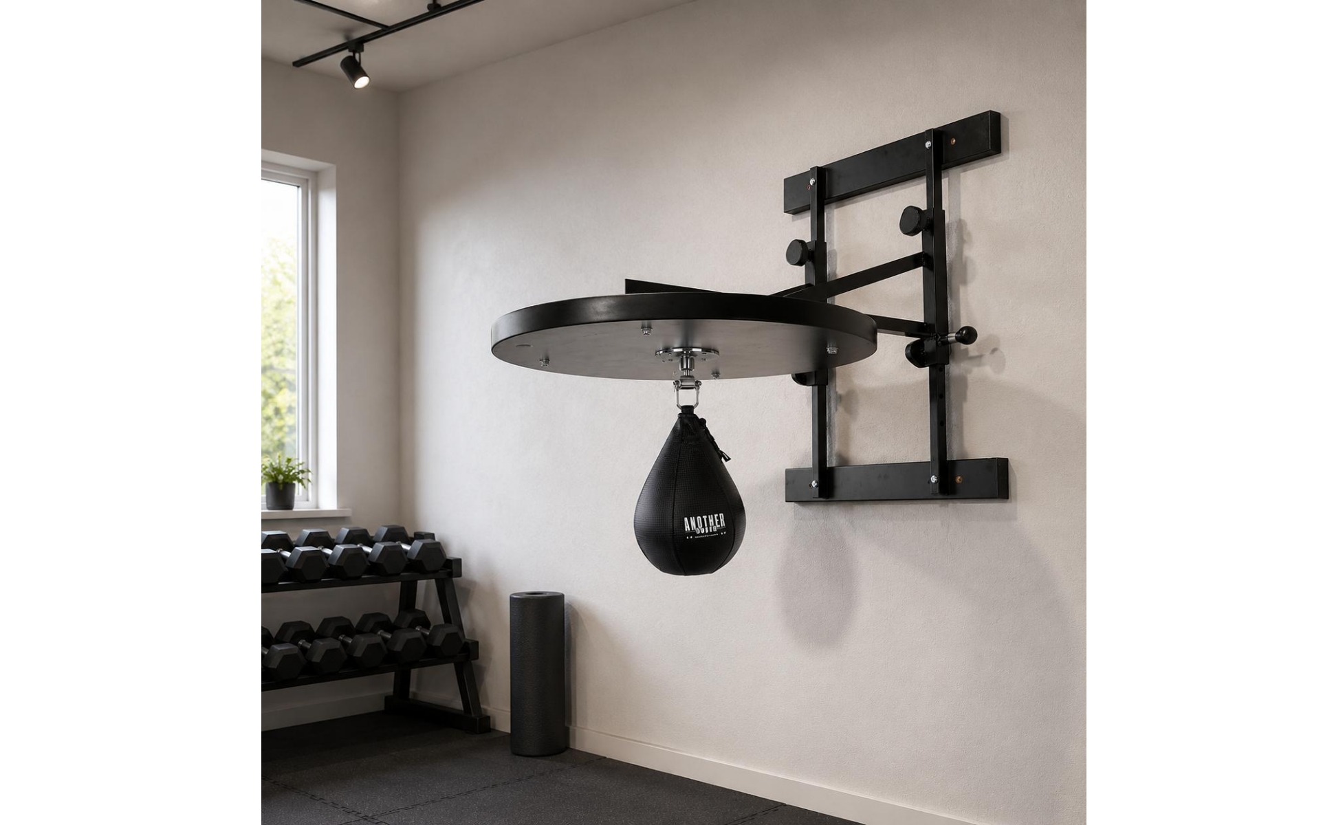 Wall-Mounted Rebound Ball Rack Adjustable-Height Rebound Ball Wall Rack 3.8 Cm