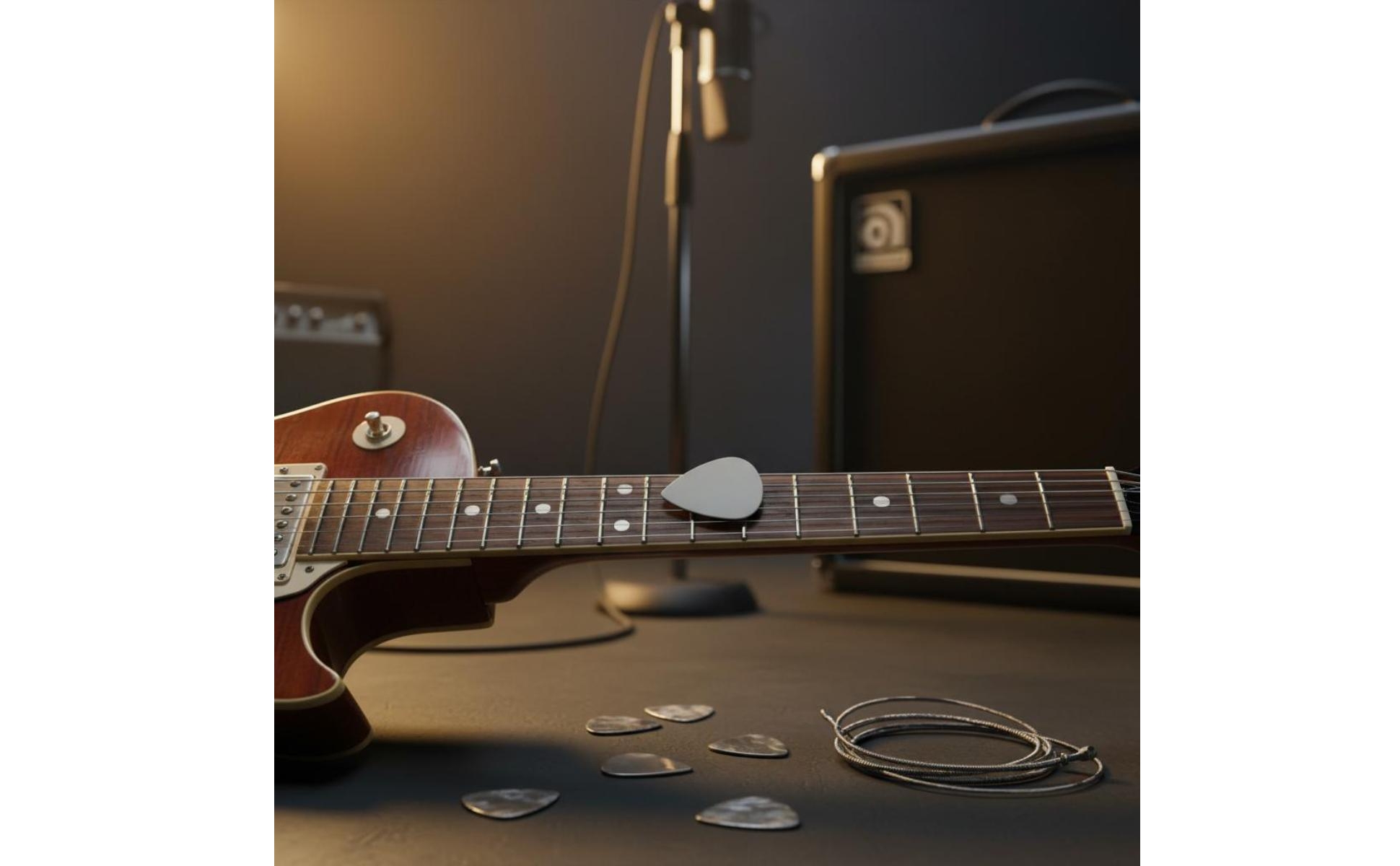 edelstahl-gitarrenplektrum 0,3 mm dünn daumenplektrum spiegelpoliert für bühne