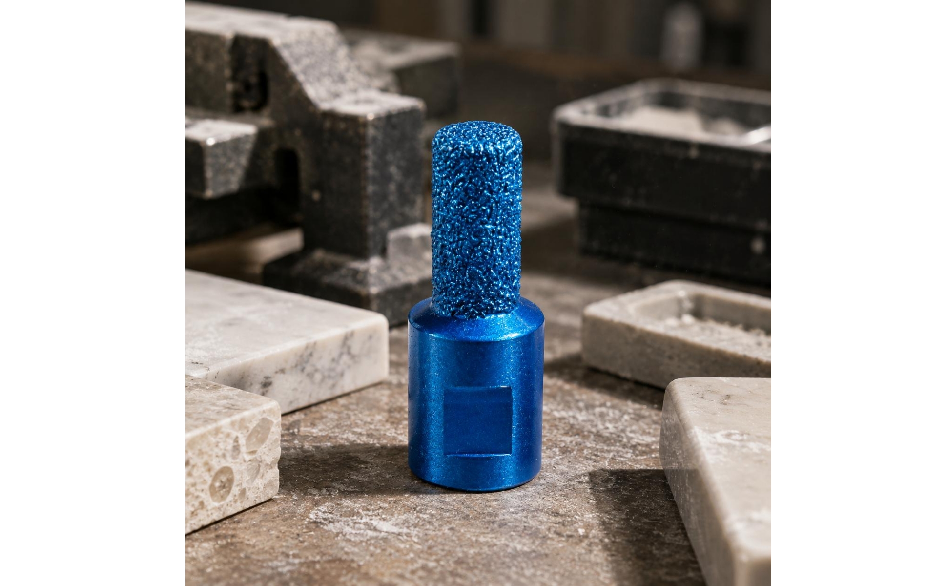 Diamond Grinding Cylindrical Stone Trimming Blue Metal for Slotting