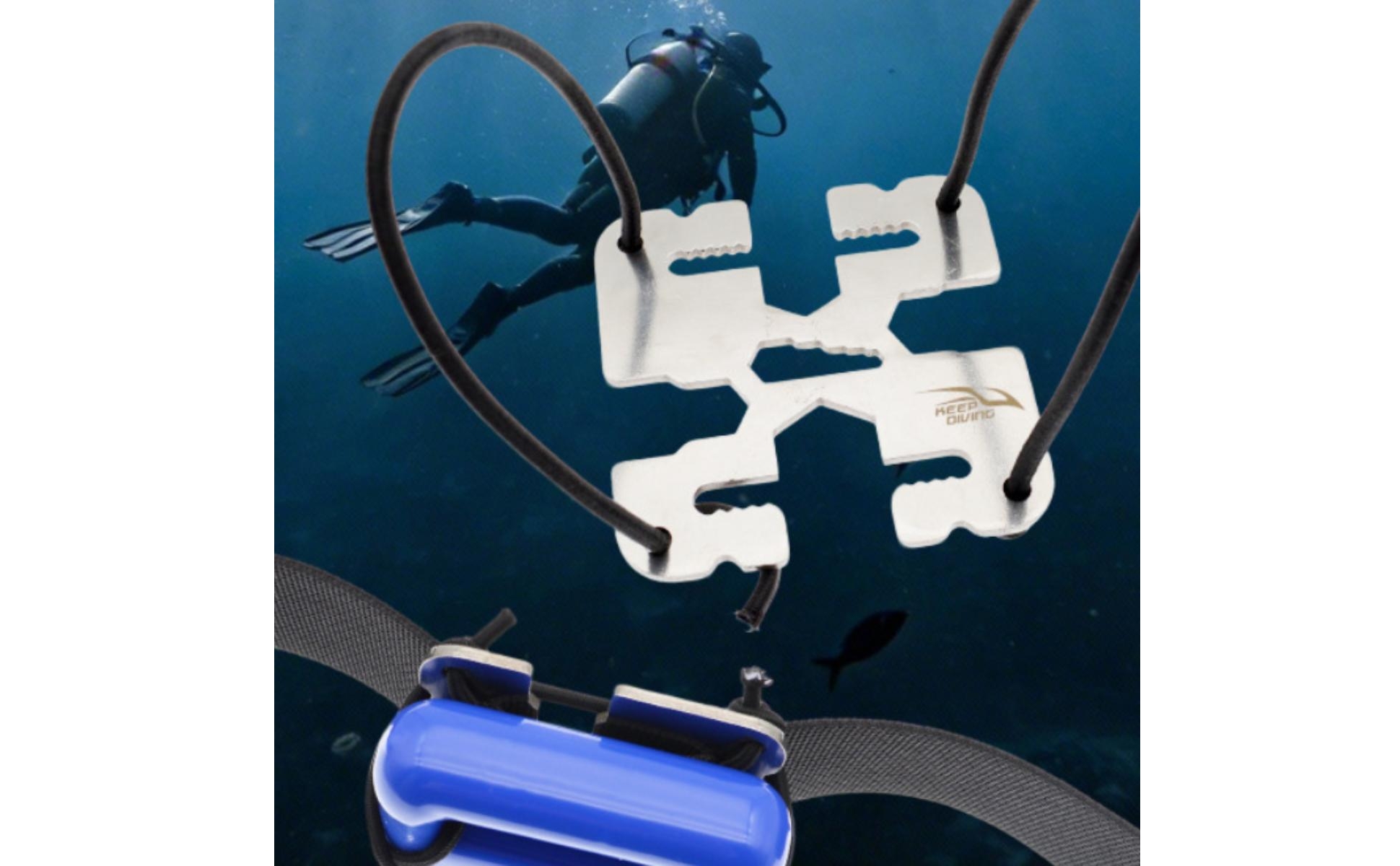 BCD Weight Plate Easy to Install Dive Weight Fixing Plate Long-Lasting
