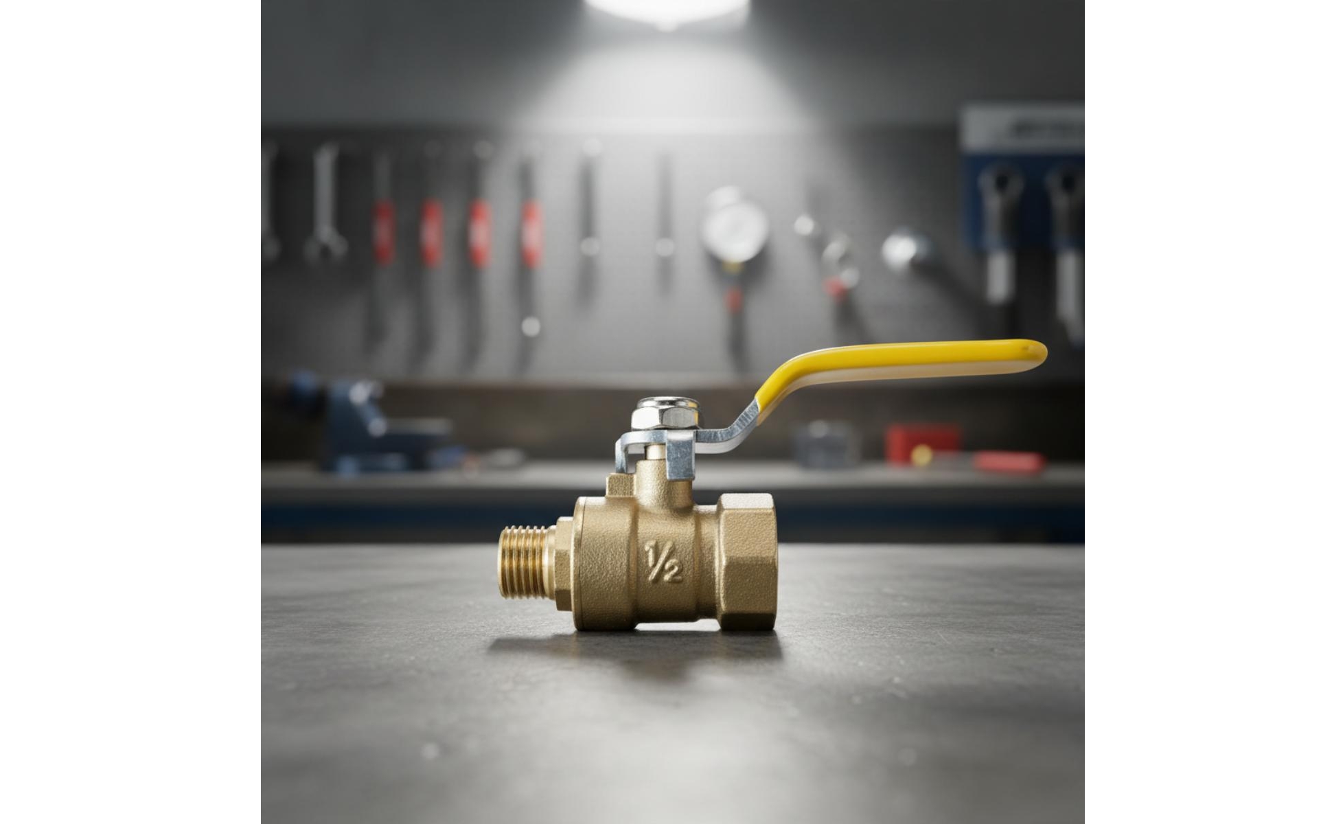 Compressor Drain Valve Brass Air Valve Easy to Turn Handle