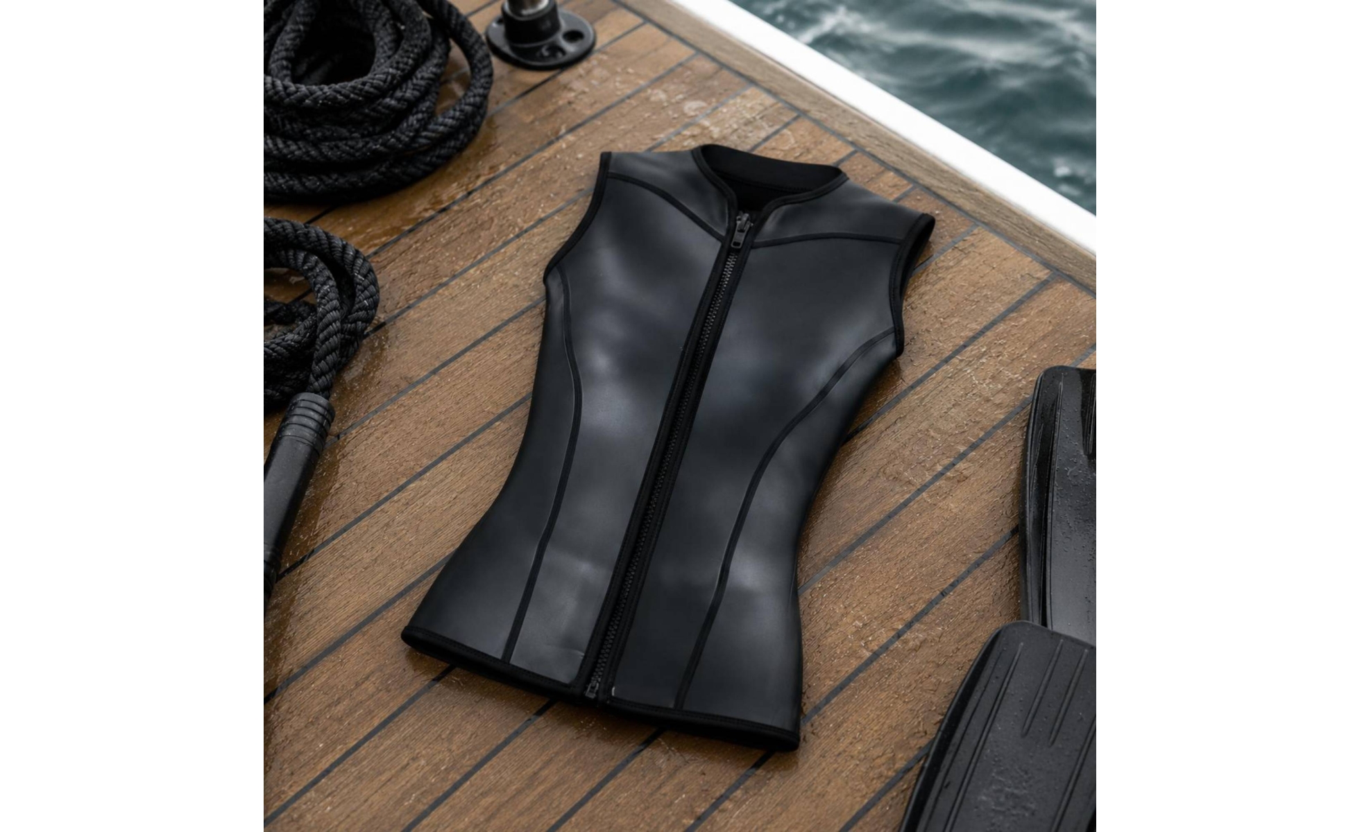 Dive Shorts Shiny Skin 2 Mm Wetsuit Set Stretchy for Snorkeling, Swimming