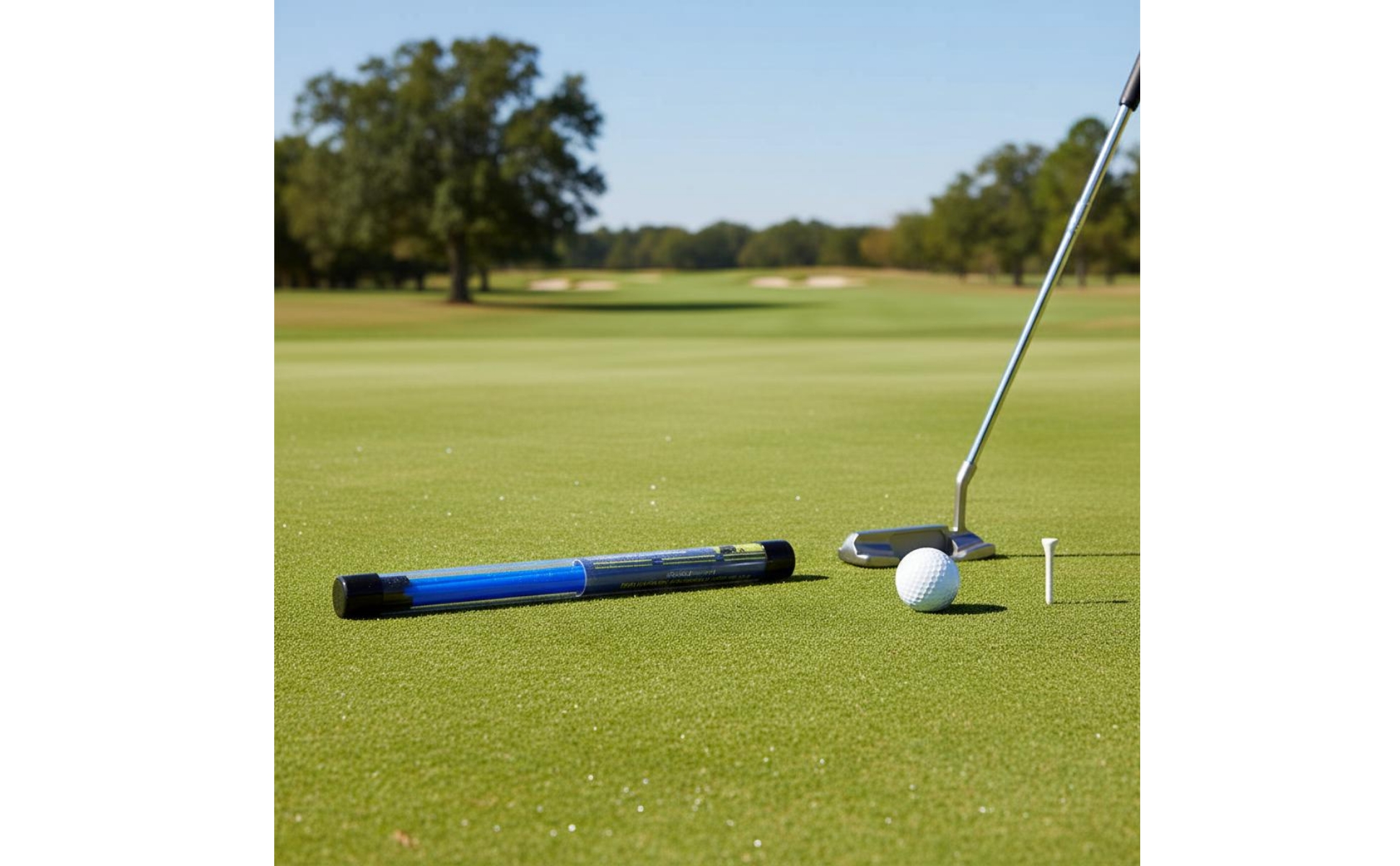 2 Pieces Golf Alignment Stick Foldable Golf Alignment Rod 3-Section