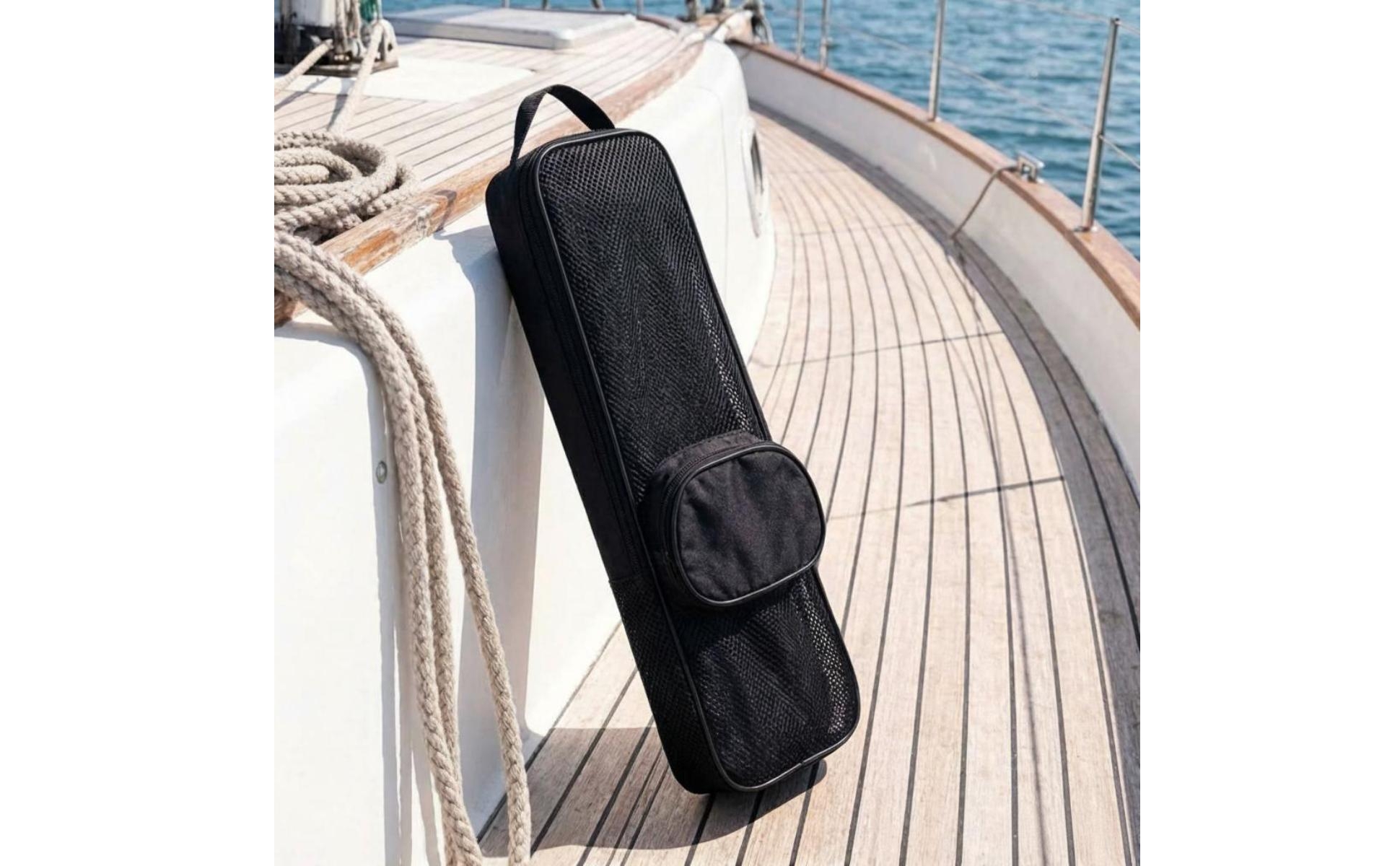 Snorkel Gear Bag PVC Material Mask Fin Bag Adjustable Shoulder Strap for Beach