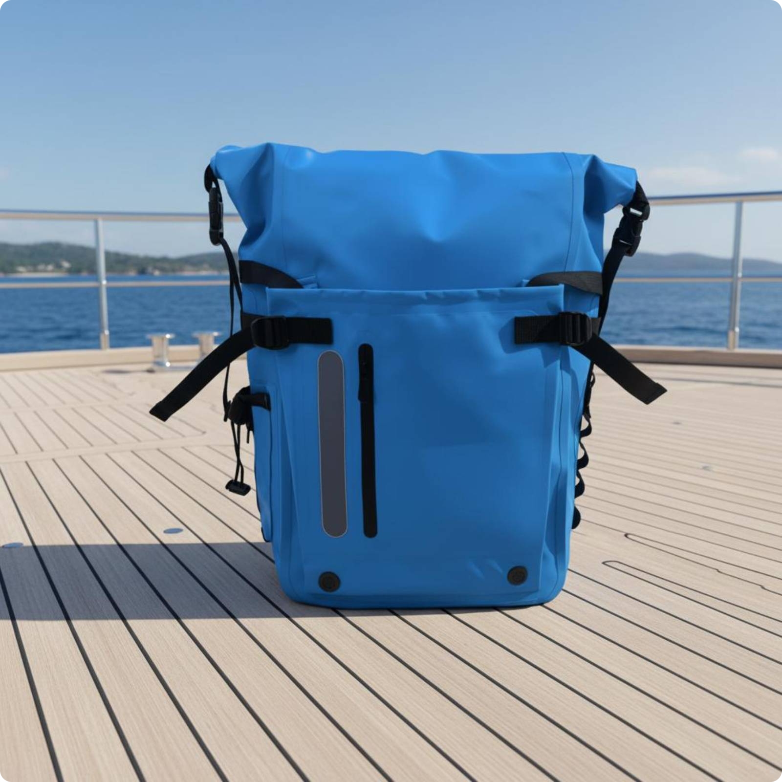 Diving Gear Backpack Easy to Clean Waterproof Dry Bag Lightweight