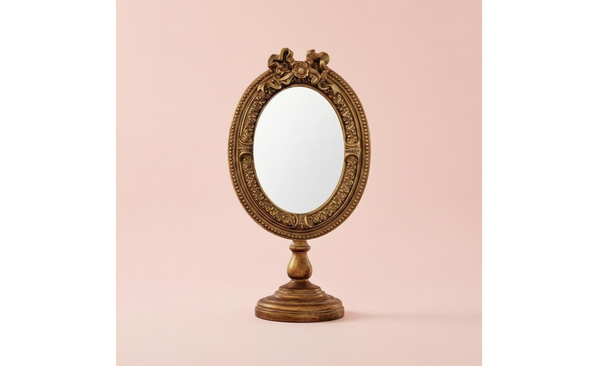 Miroir Ovale Vintage Design Français Miroir sur Pied Vintage