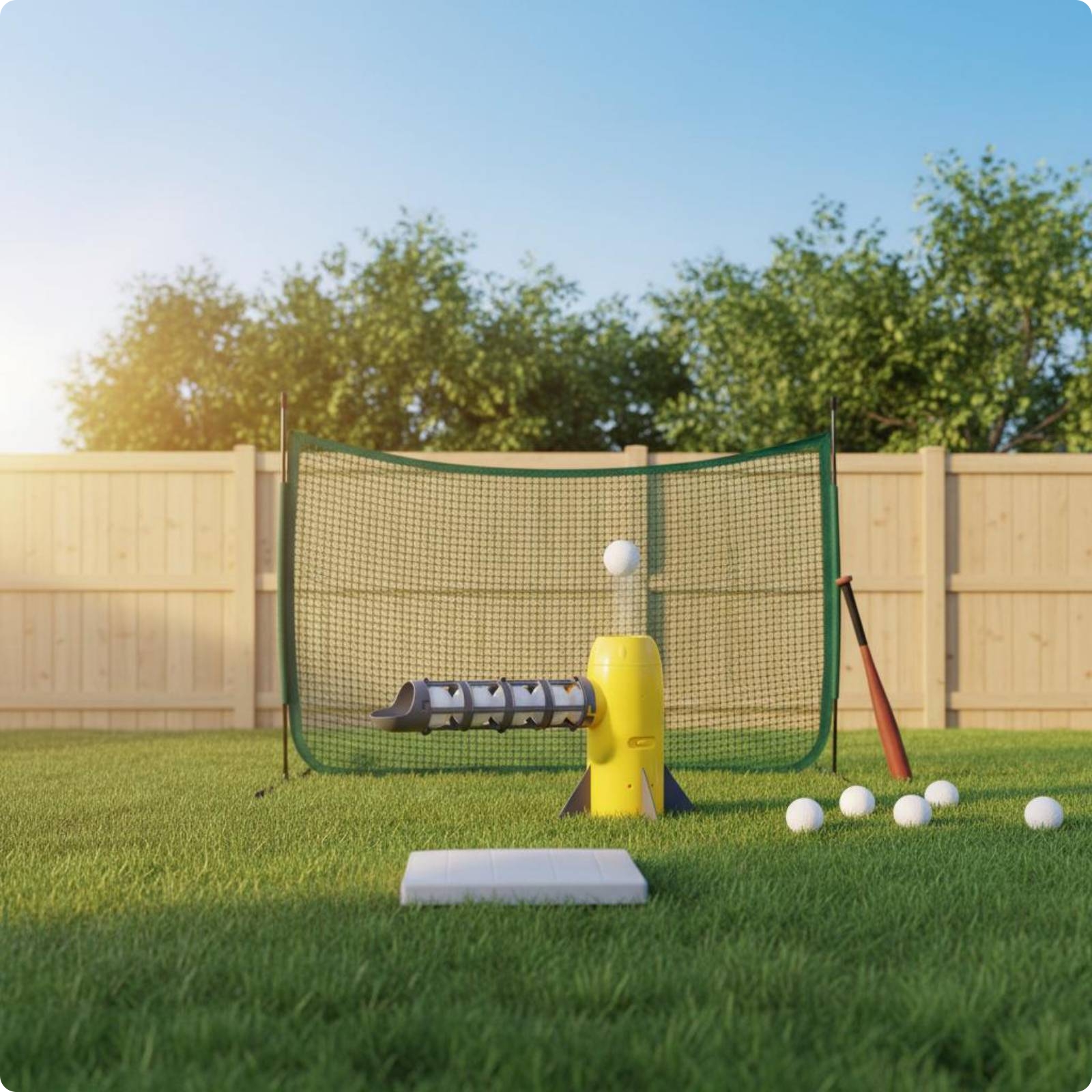 Automatische Baseball-Wurfmaschine Automatisch Pitching-Trainingsgerät