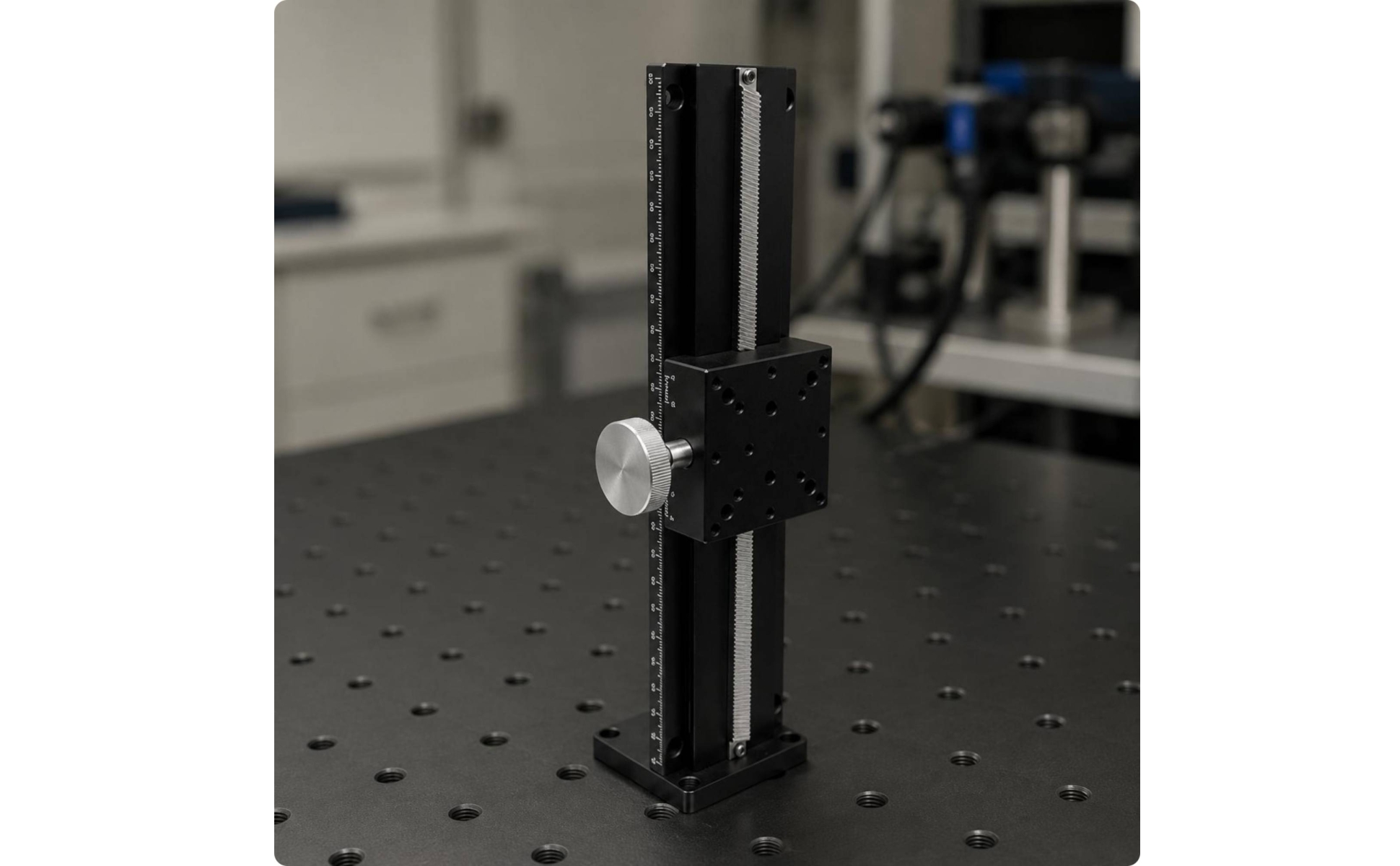 Vertical Axis Stage Wedge Channel Dovetail Z Trimming Stage Fine Tuning