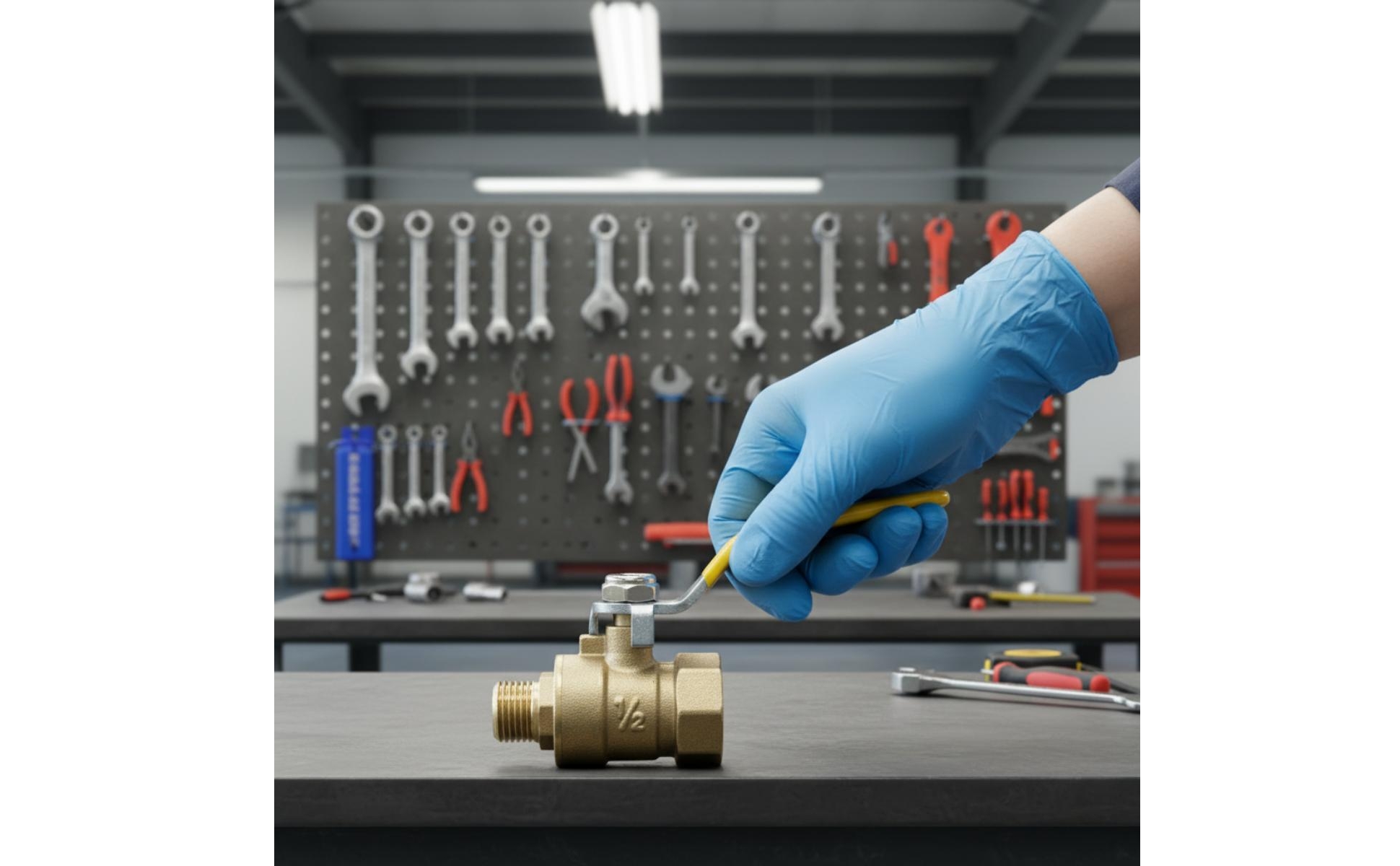 Compressor Drain Valve Brass Air Valve Easy to Turn Handle