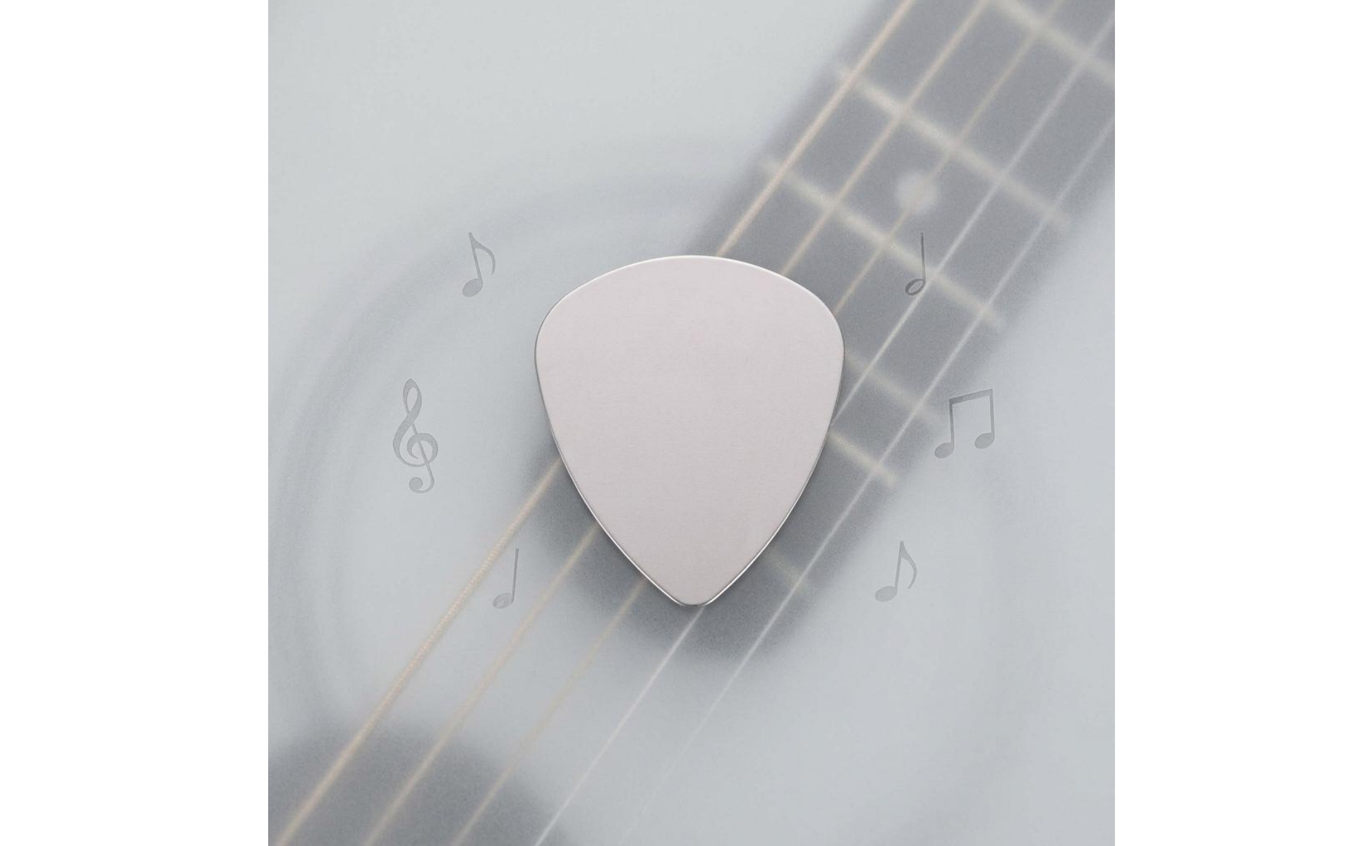 edelstahl-gitarrenplektrum 0,3 mm dünn daumenplektrum spiegelpoliert für bühne