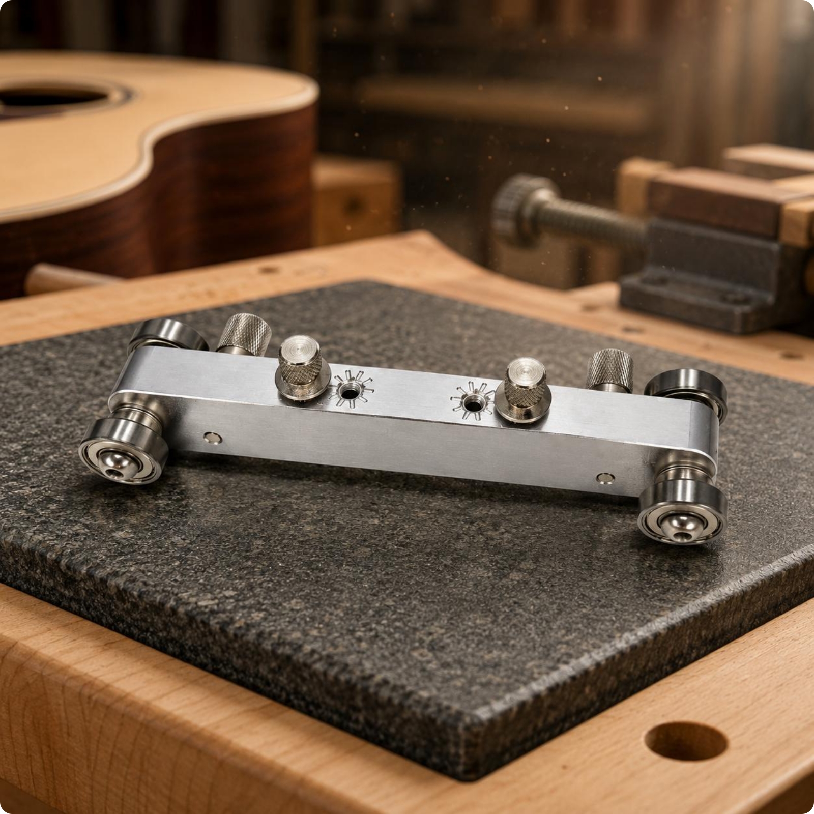 Sattel Schleifer Verstellbar Präzises Schleifen Langlebig für Gitarrenreparatur