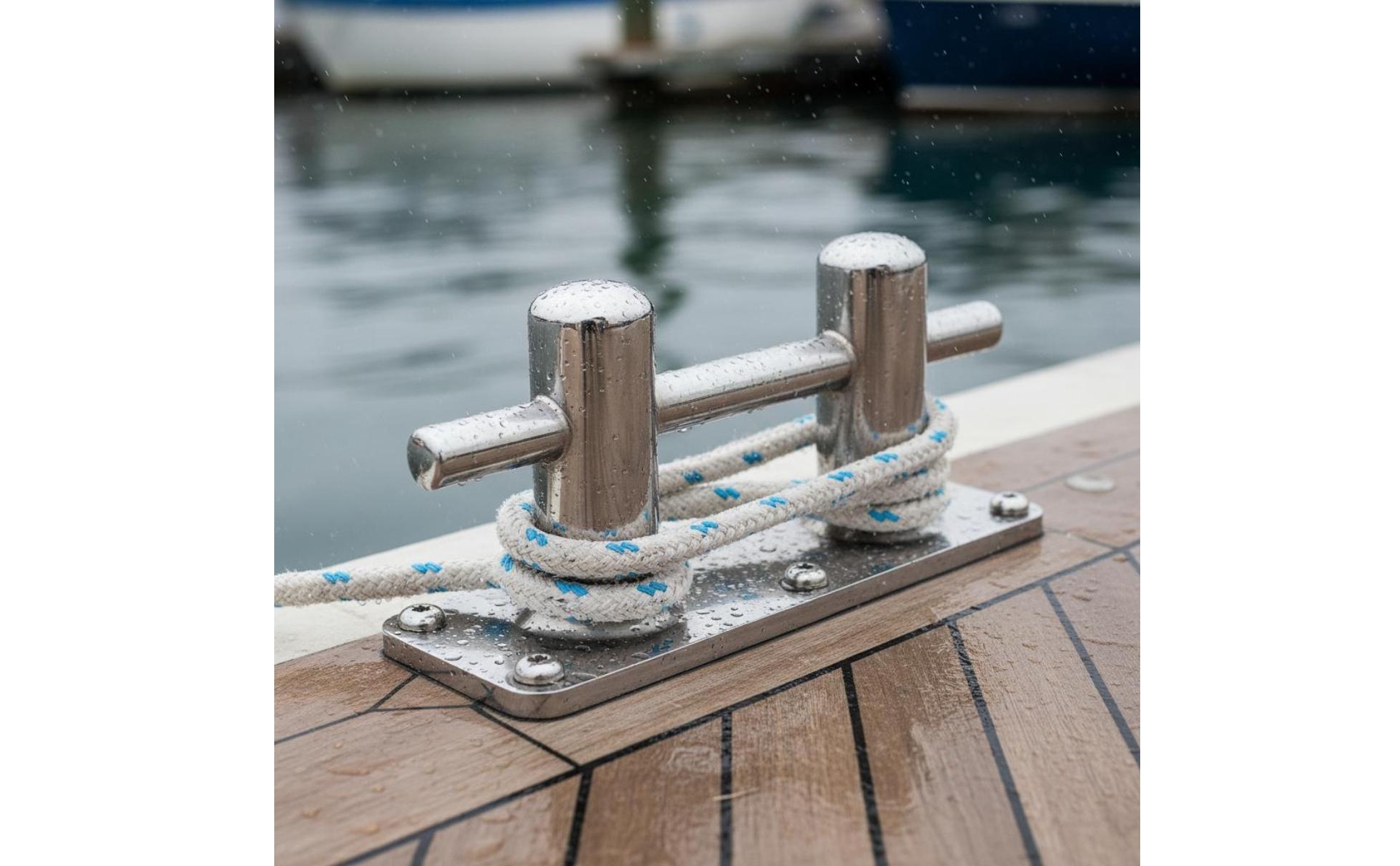 Stainless Steel Mooring Bollard Polished Finish Heavy Duty Dock Bollard