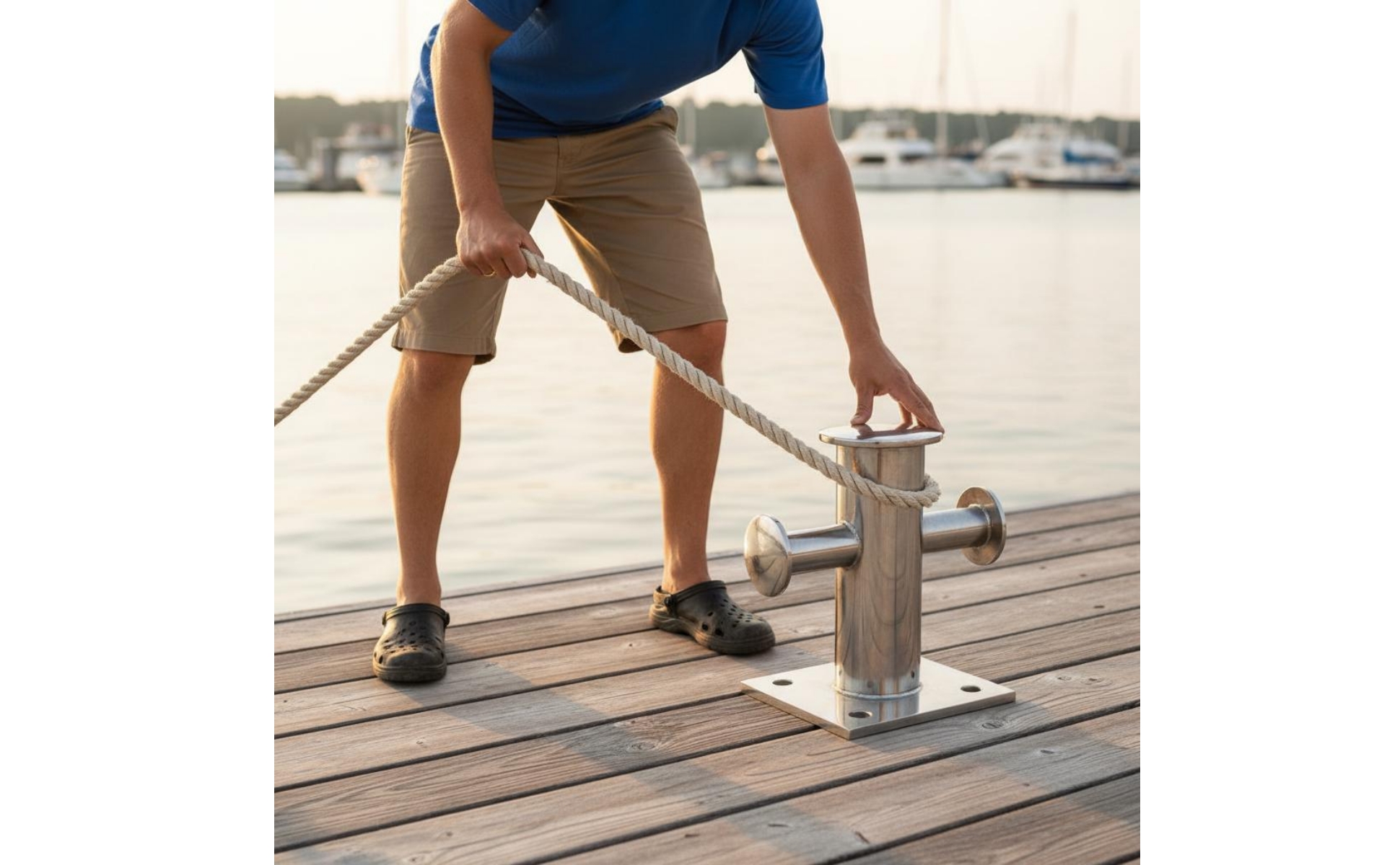 Cross Bollard Rust Proof Dock Bollard for Professionals