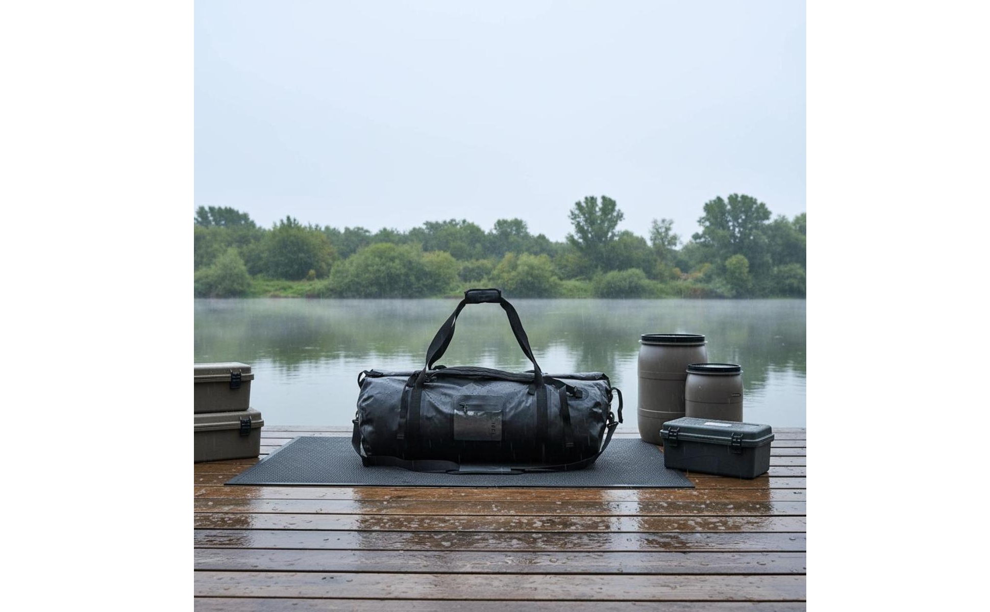 Waterproof Duffel Backpack 500D PVC Rollrollroll-Top Dry Duffel Heat-Sealed