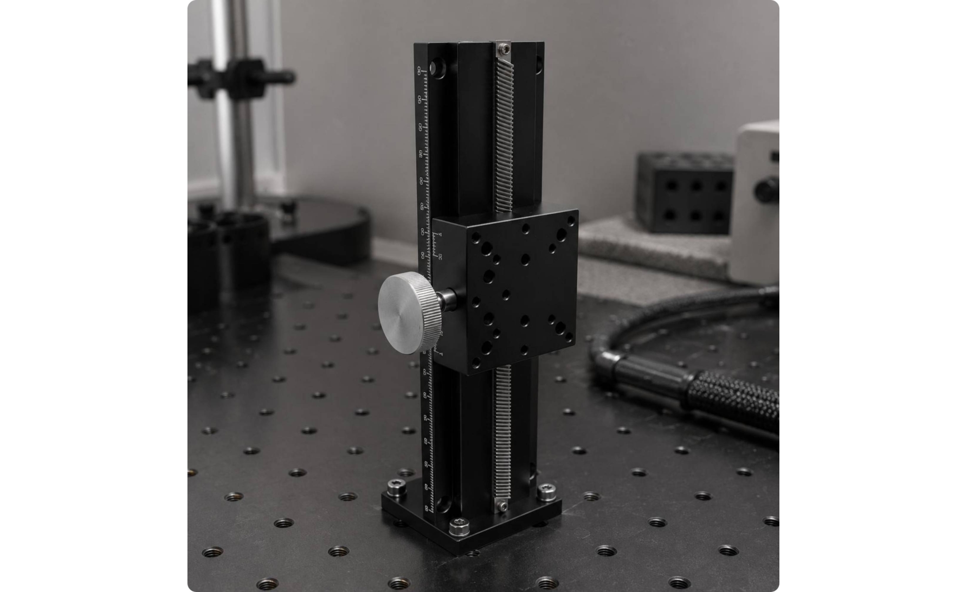 Vertical Axis Stage Wedge Channel Dovetail Z Trimming Stage Fine Tuning