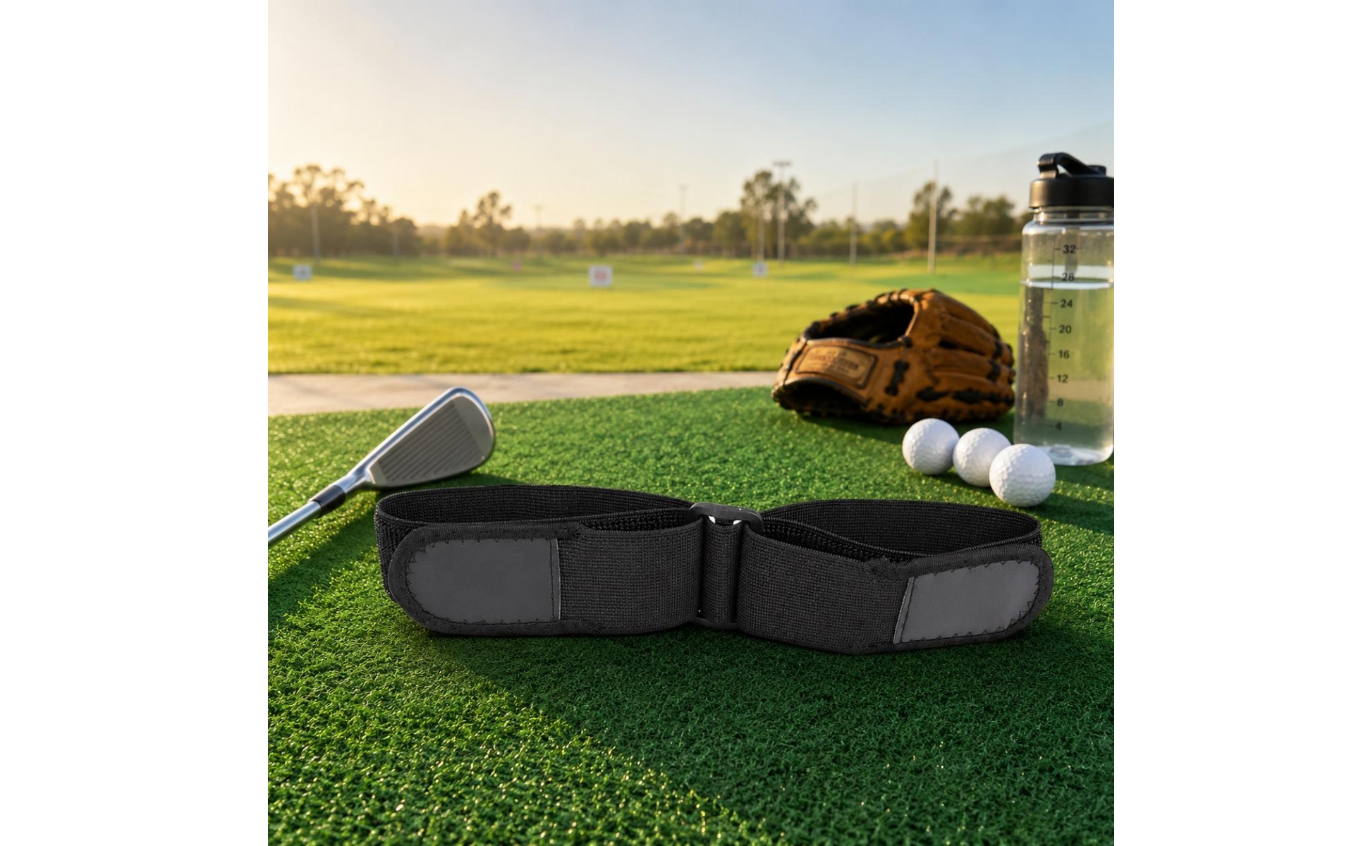 Golf Swing Arm Band Hook-and-Loop Golf Arm Training Band Adjustable for Golfers
