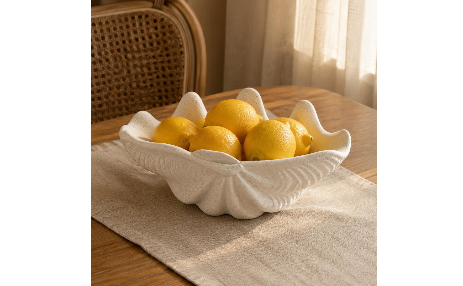 Clam Shell Bowl Modern Minimalist Seashell Decorative Bowl for Hotel, Guesthouse