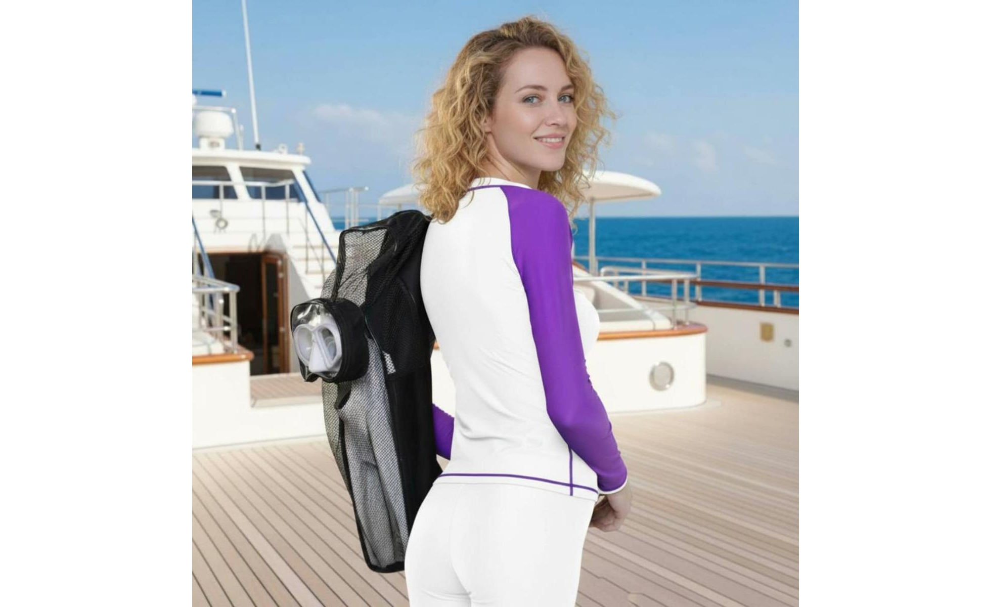 Snorkel Gear Bag PVC Material Mask Fin Bag Adjustable Shoulder Strap for Beach
