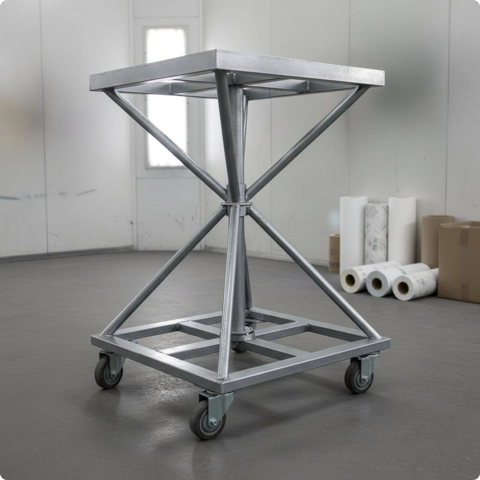 Rotating Spray Paint Stand Stable Base Paint Drying Rack Turntable for
