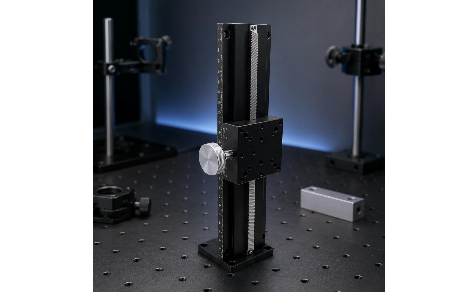 Vertical Axis Stage Wedge Channel Dovetail Z Trimming Stage Fine Tuning