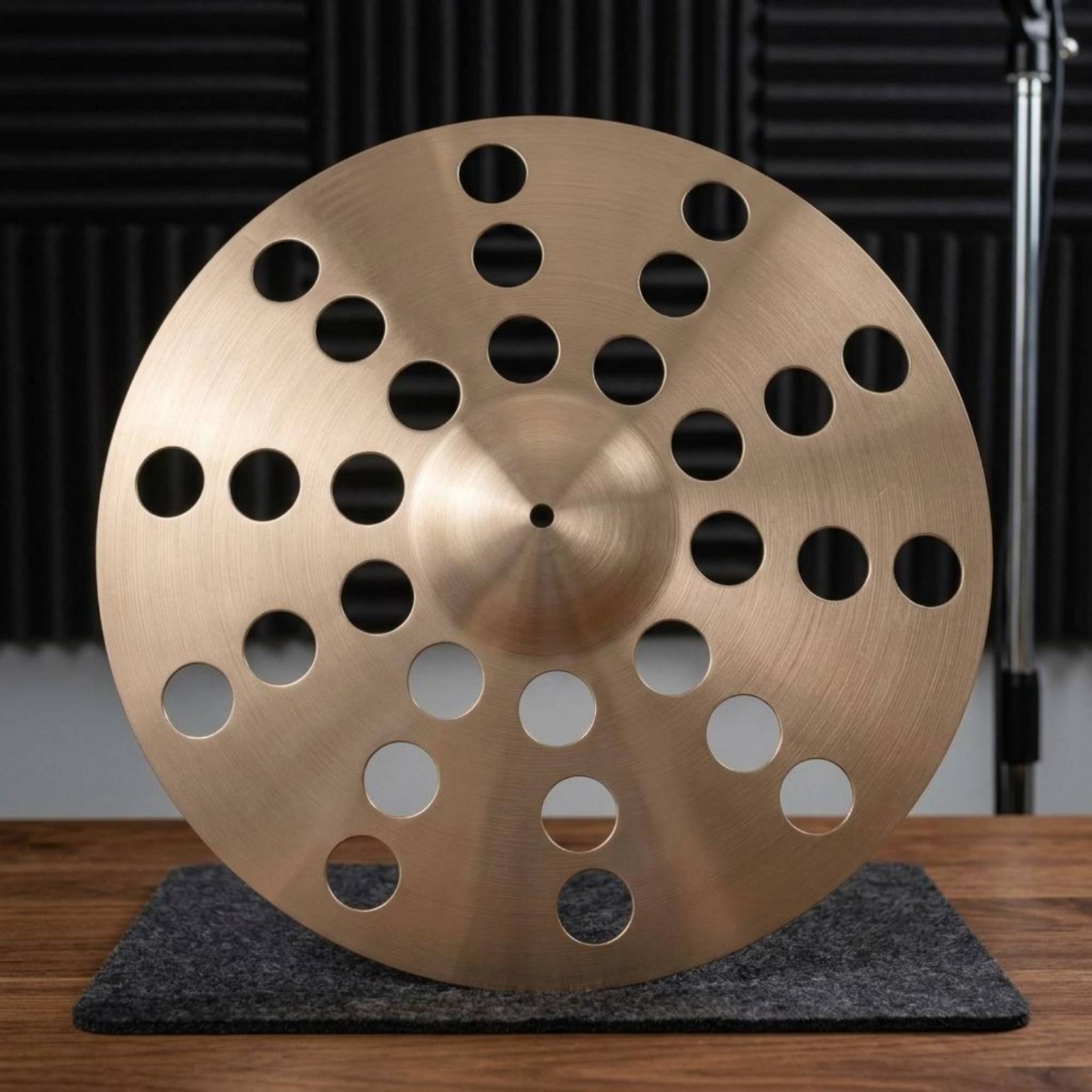 Perforated Cymbal Quick Sustain Drum Part Long-Lasting